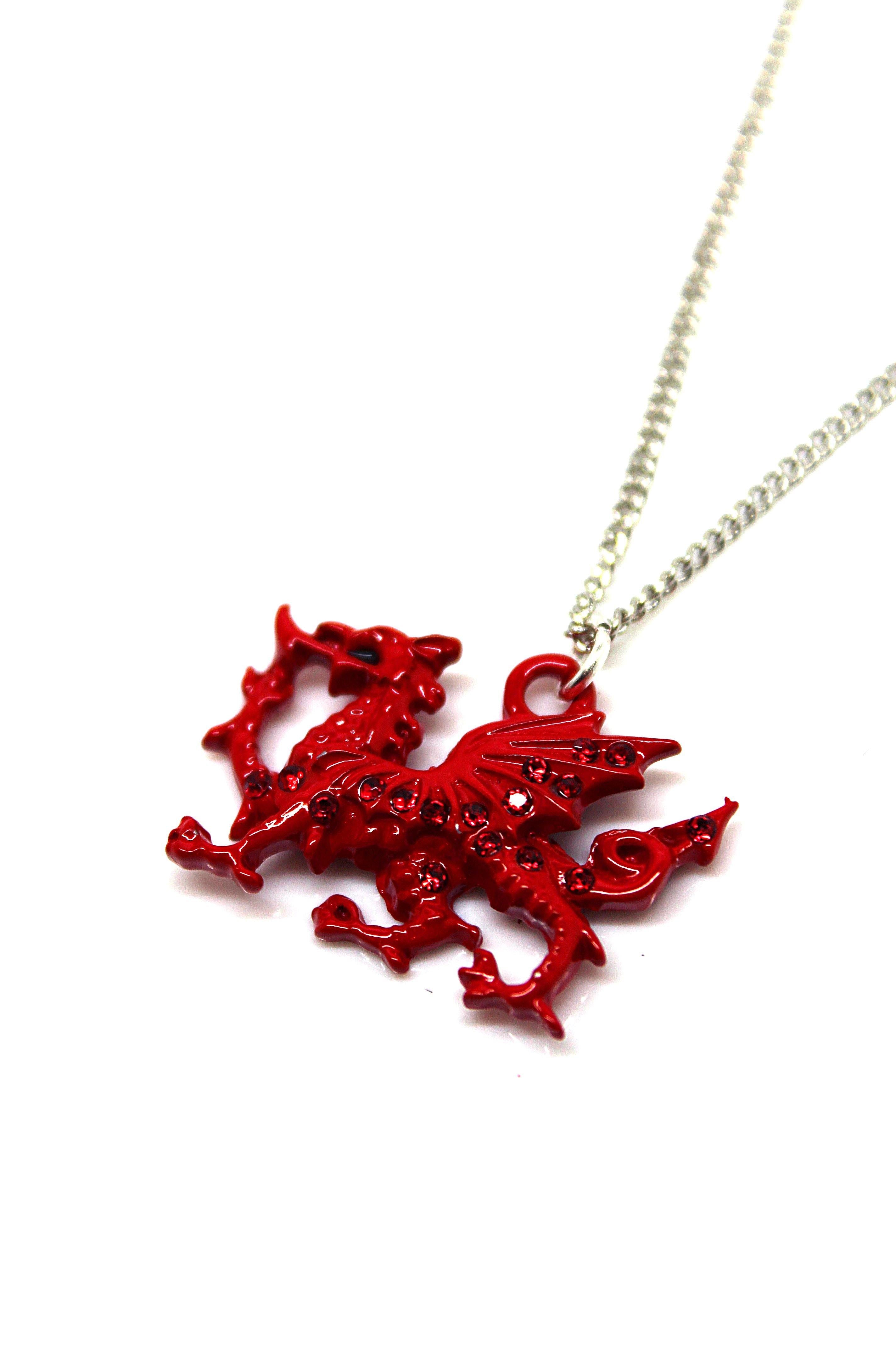 Red dragon necklace shop