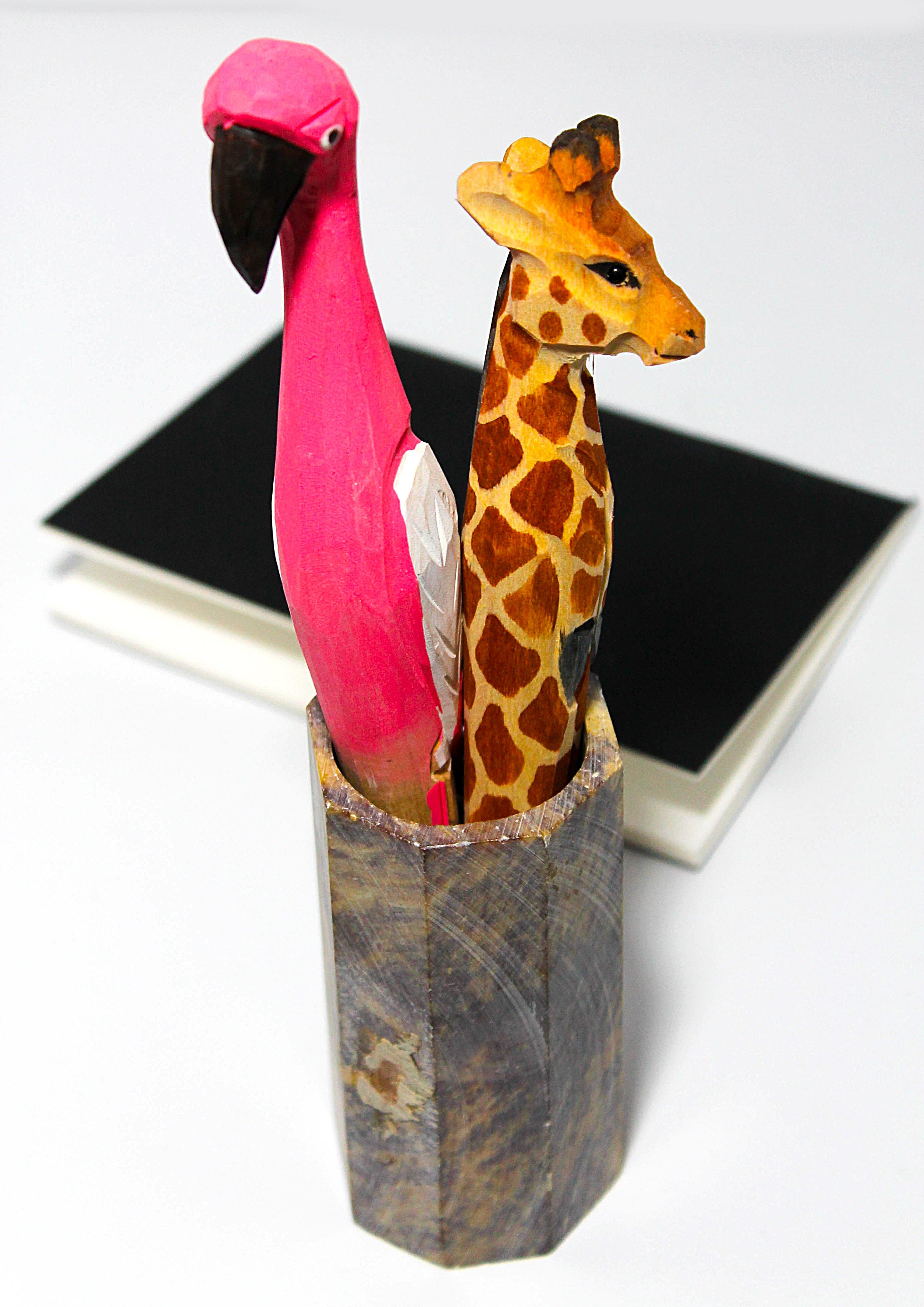 Flamingo Wooden Pen - Wildtouch - Wildtouch