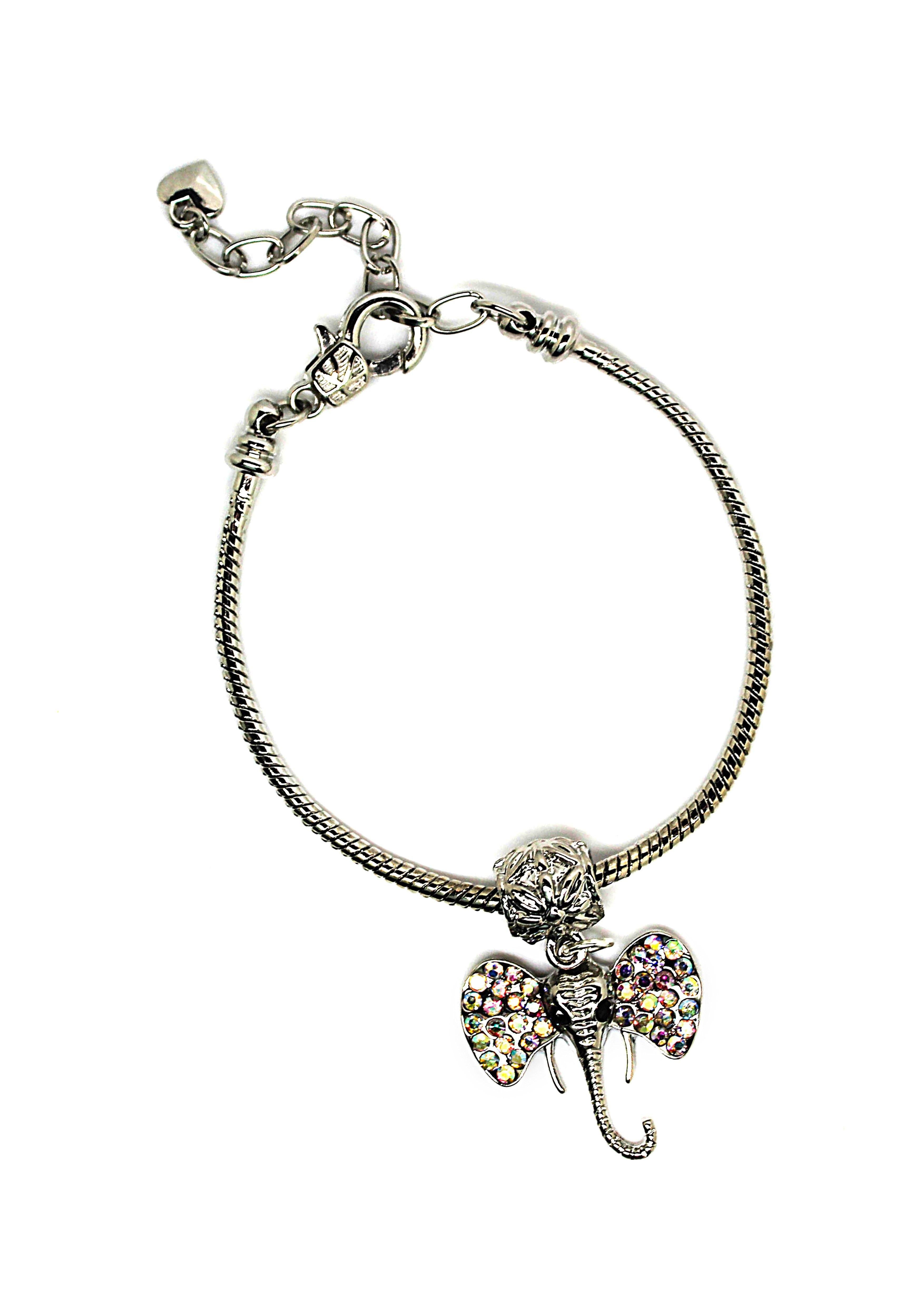 Elephant Head Charm Bracelet - Wildtouch - Wildtouch