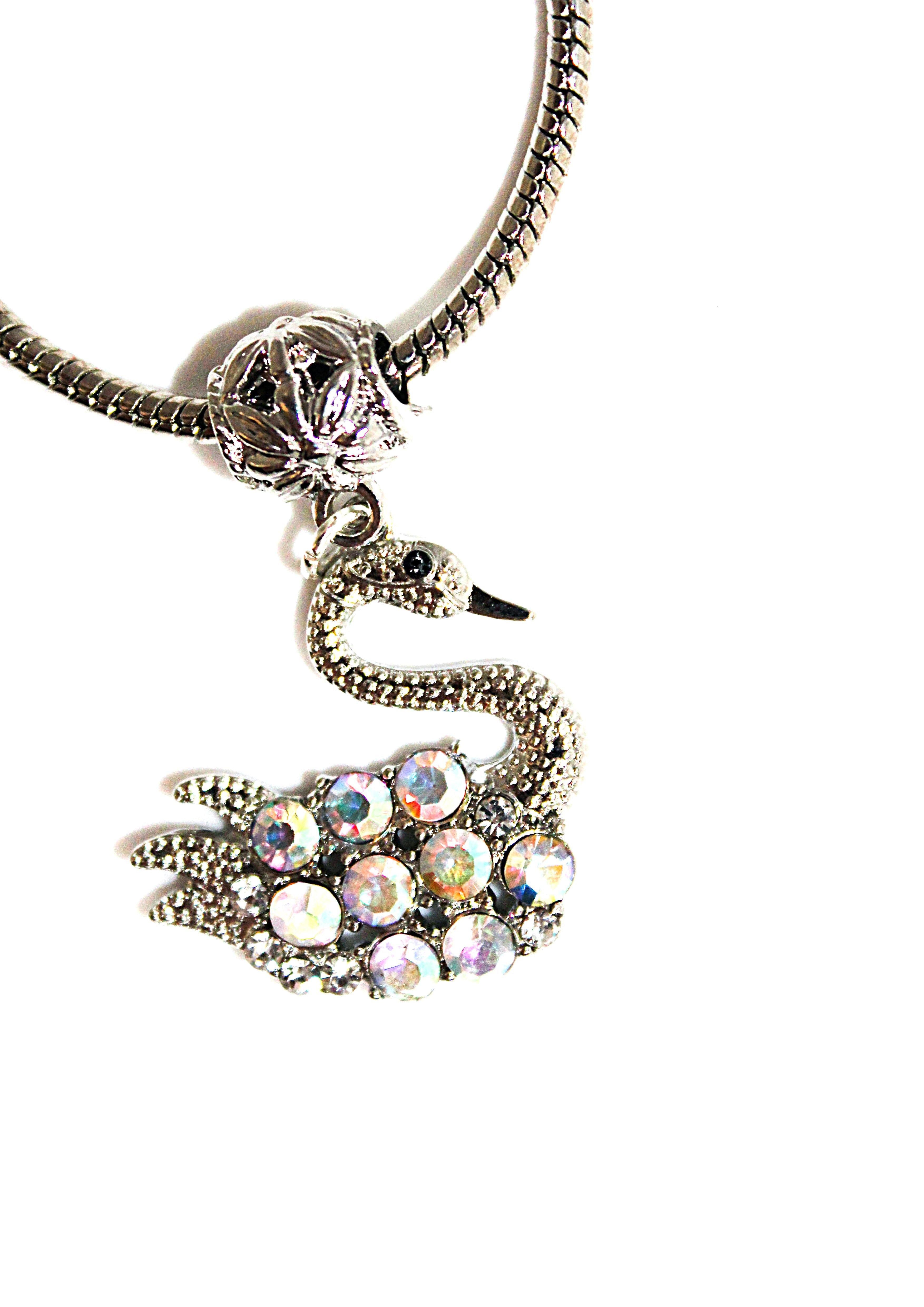 Swan Charm Bracelet - Wildtouch - Wildtouch