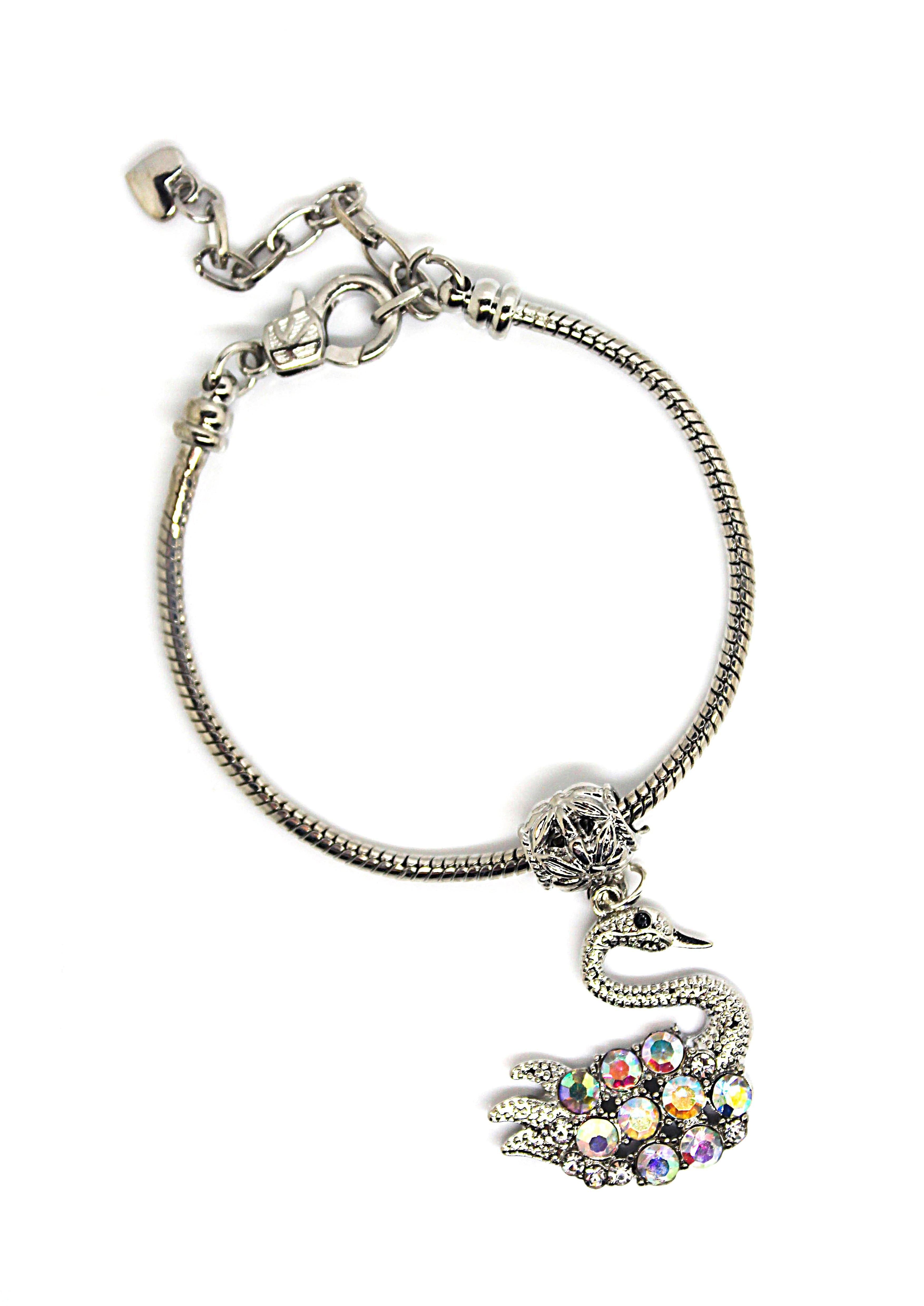 Swan Charm Bracelet - Wildtouch - Wildtouch