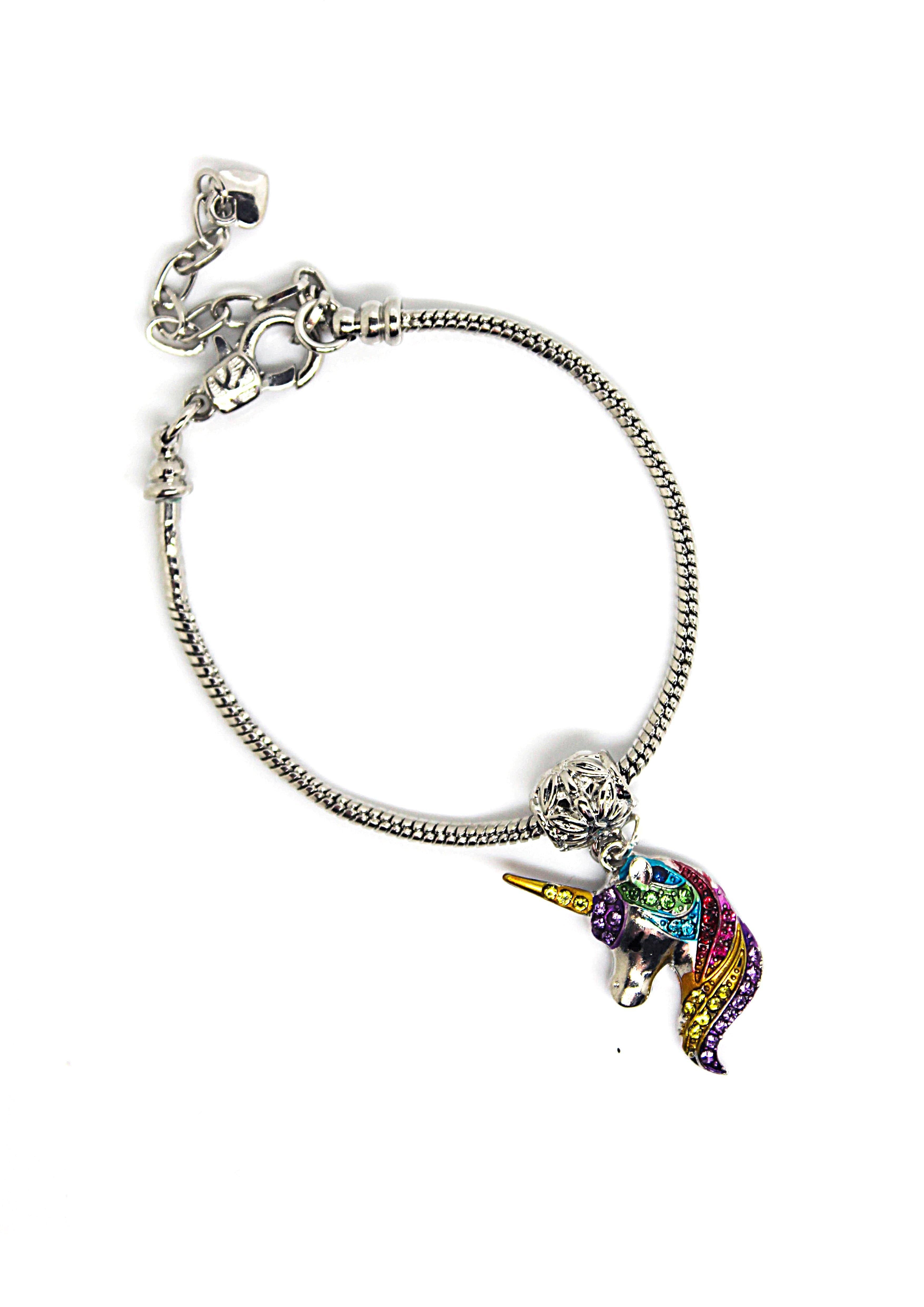 Unicorn Head Charm Bracelet - Wildtouch - Wildtouch