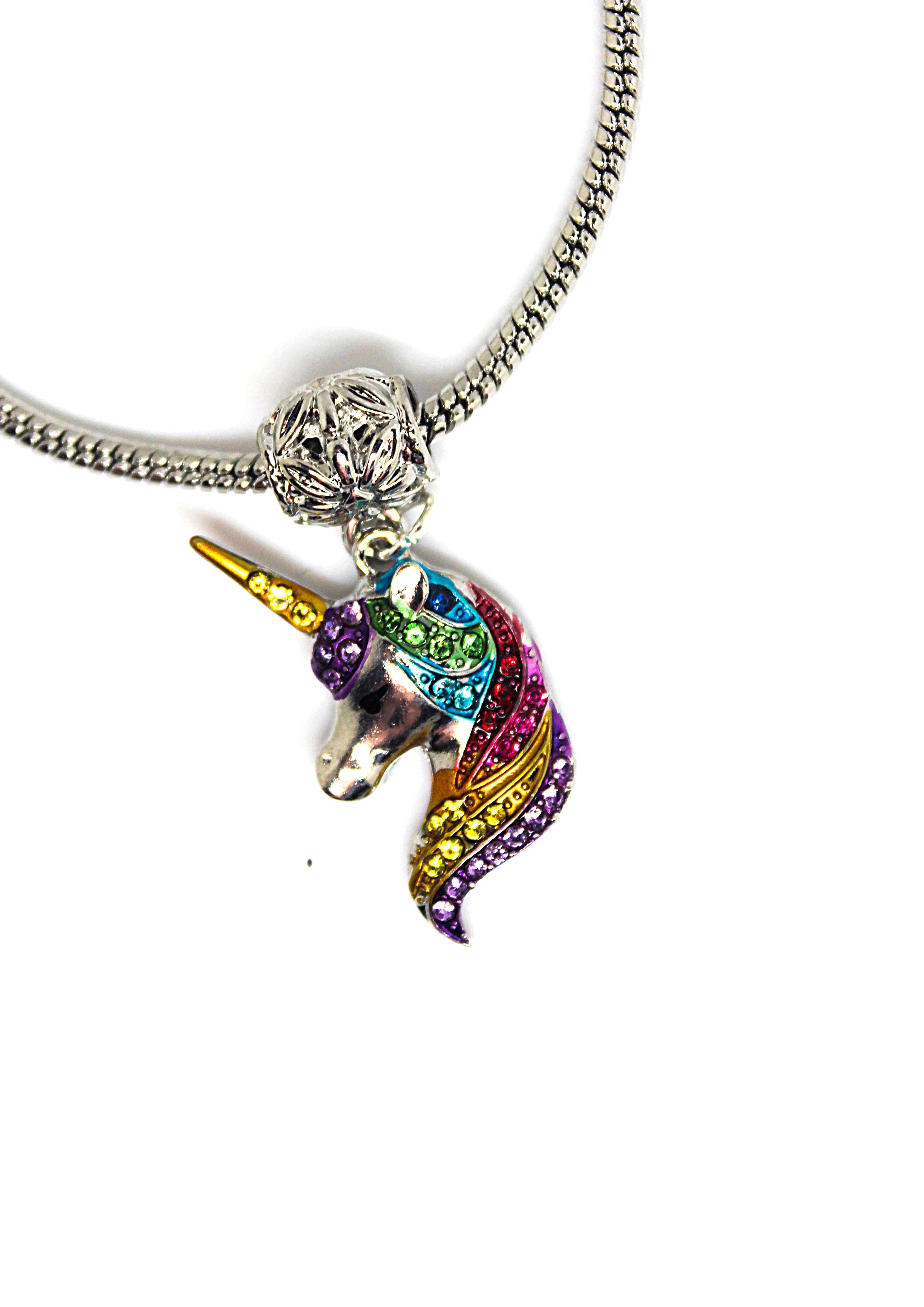 Unicorn Head Charm Bracelet - Wildtouch - Wildtouch