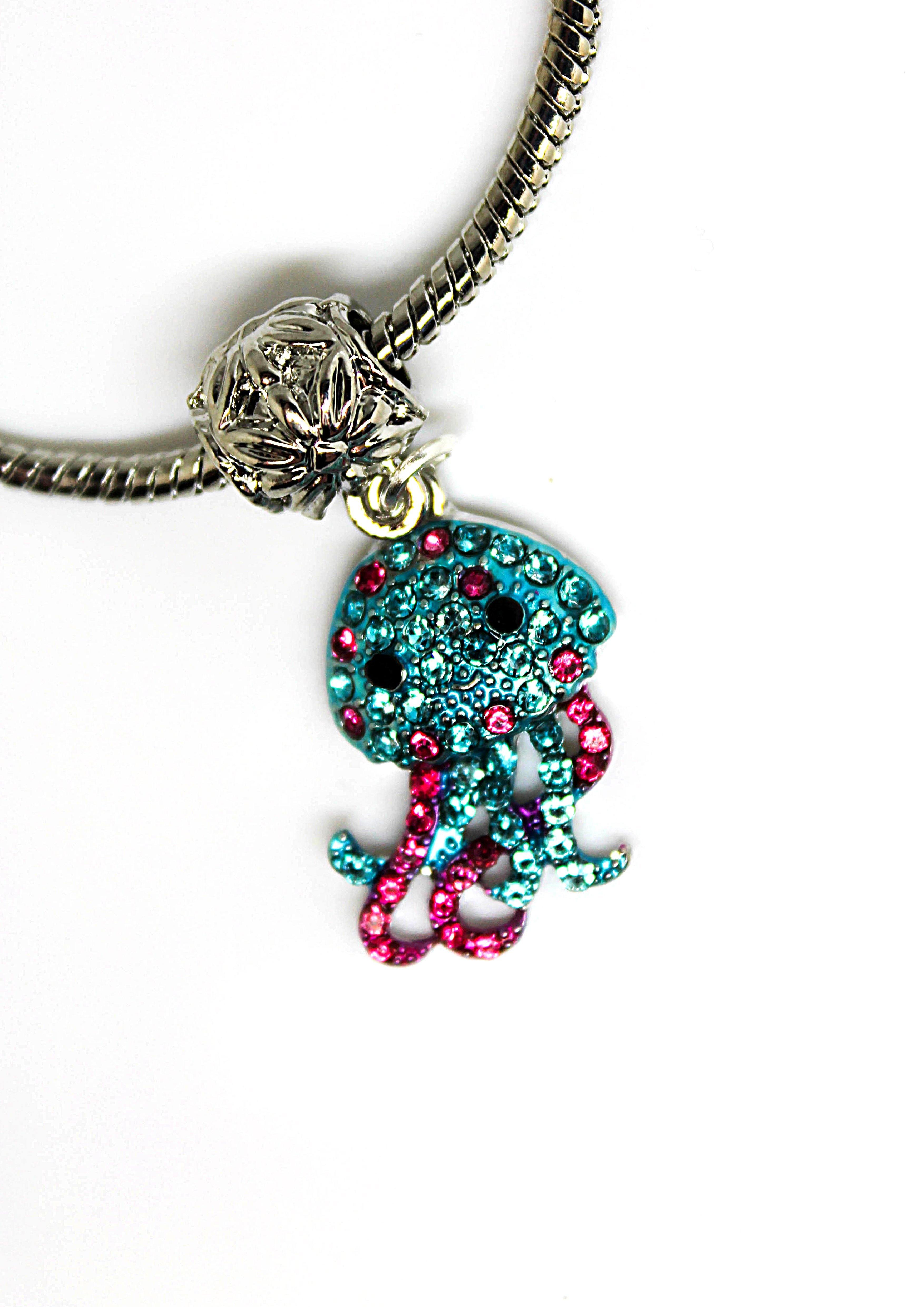 Jelly Fish Blue Charm Bracelet - Wildtouch - Wildtouch