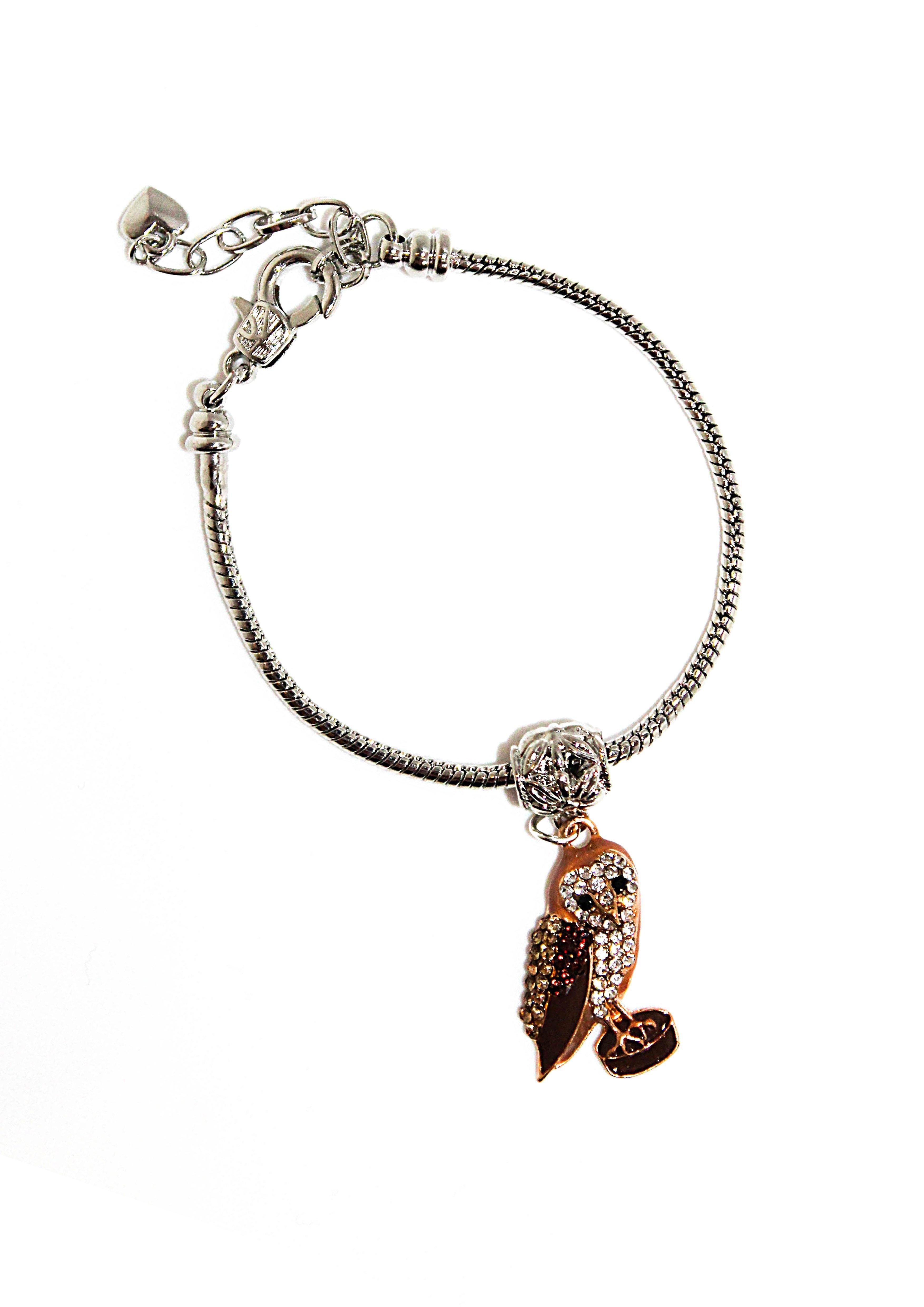 Owl Barn Charm Bracelet - Wildtouch - Wildtouch