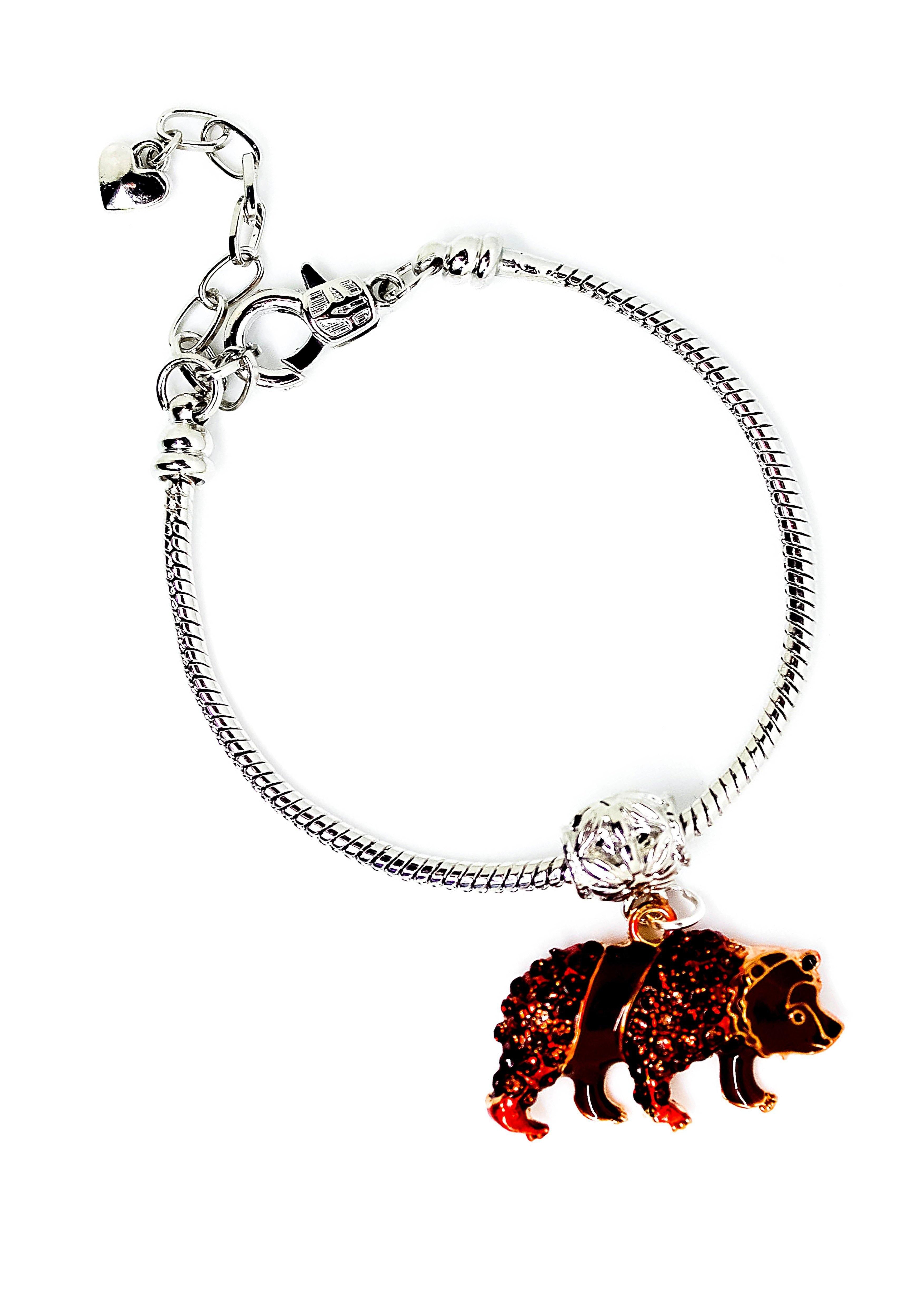 Bear Walking Charm Bracelet - Wildtouch - Wildtouch