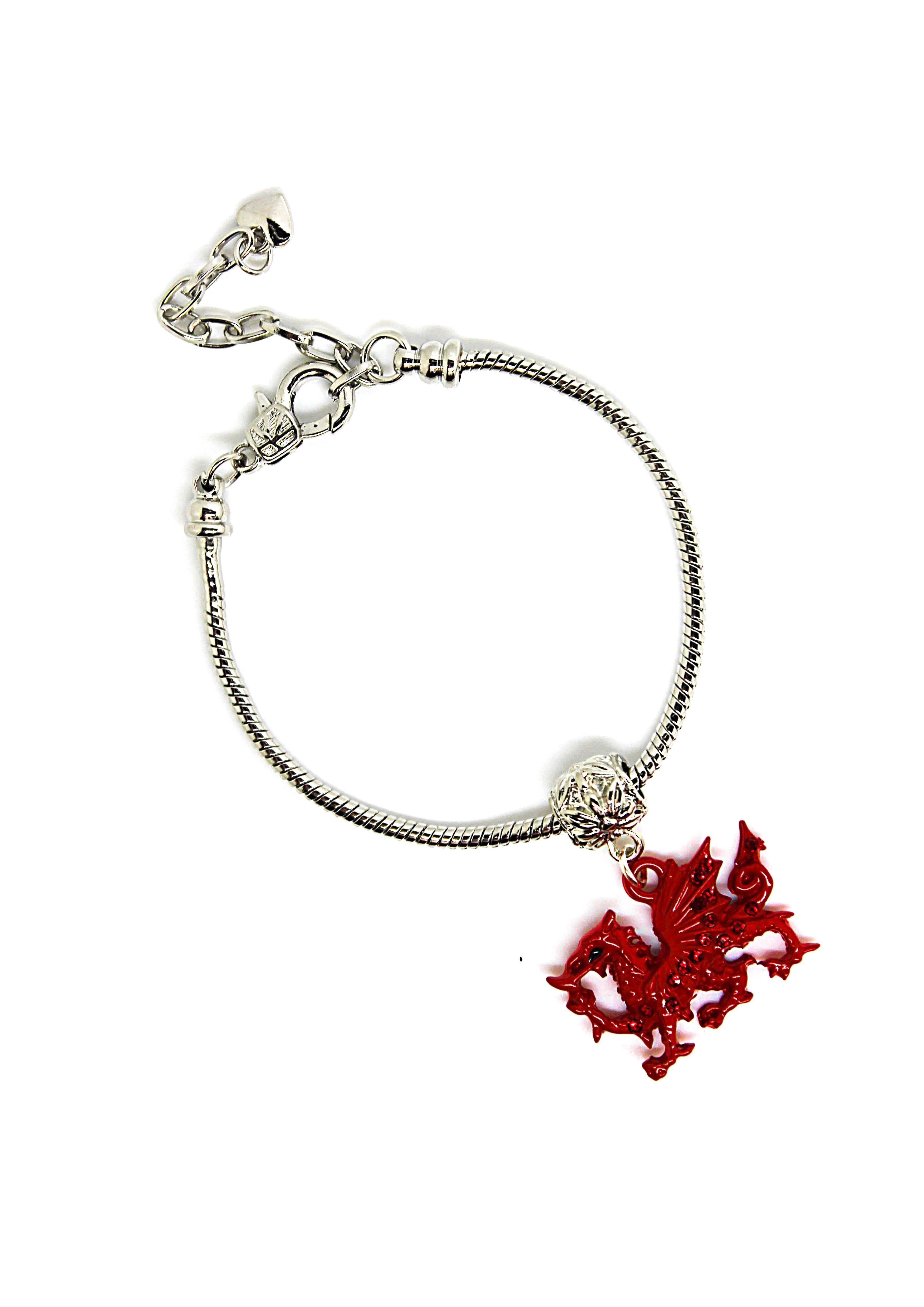 Dragon Red Charm Bracelet - Wildtouch - Wildtouch