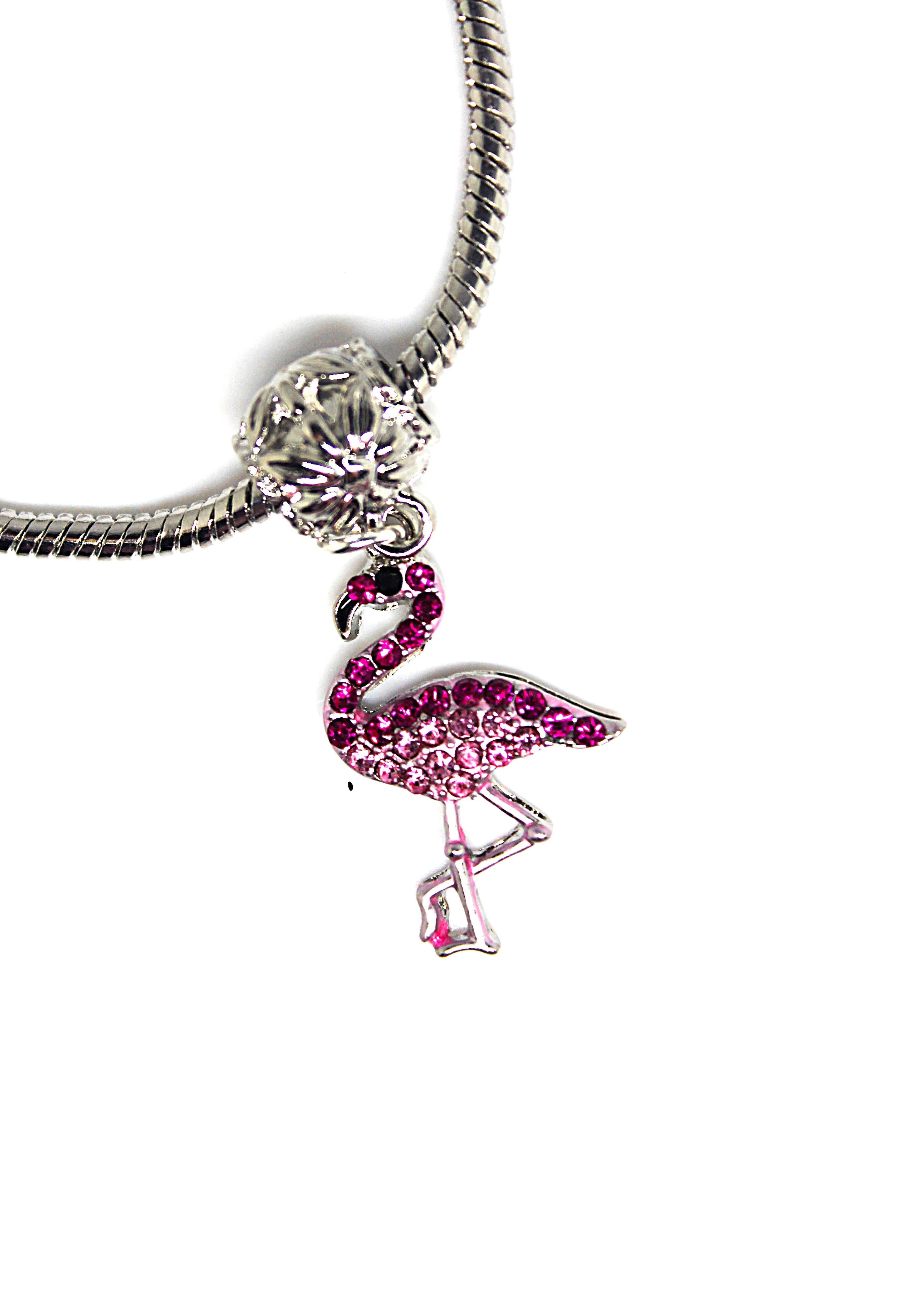 Flamingo Small Charm Bracelet - Wildtouch - Wildtouch