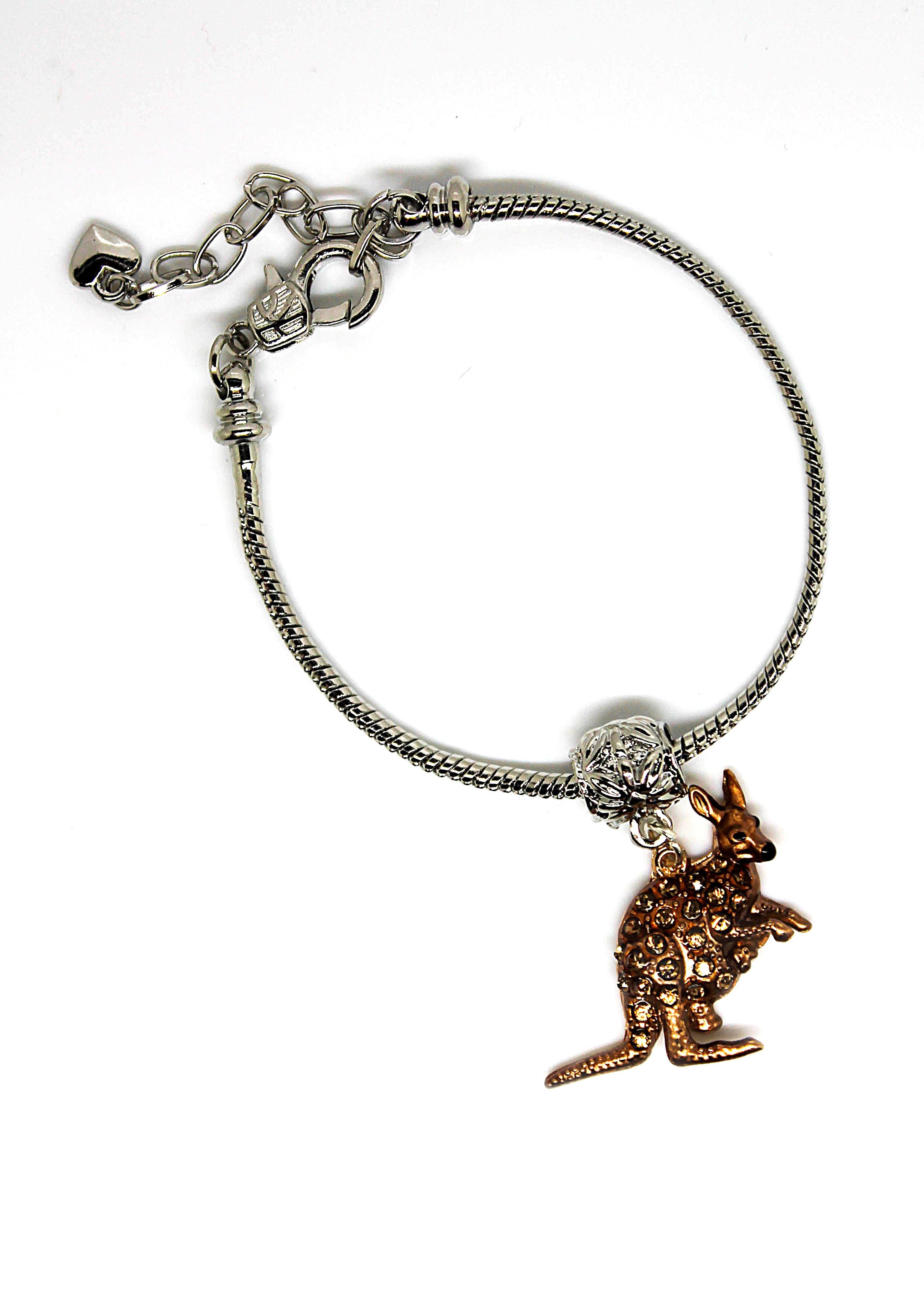 Kangaroo Charm Bracelet - Wildtouch - Wildtouch