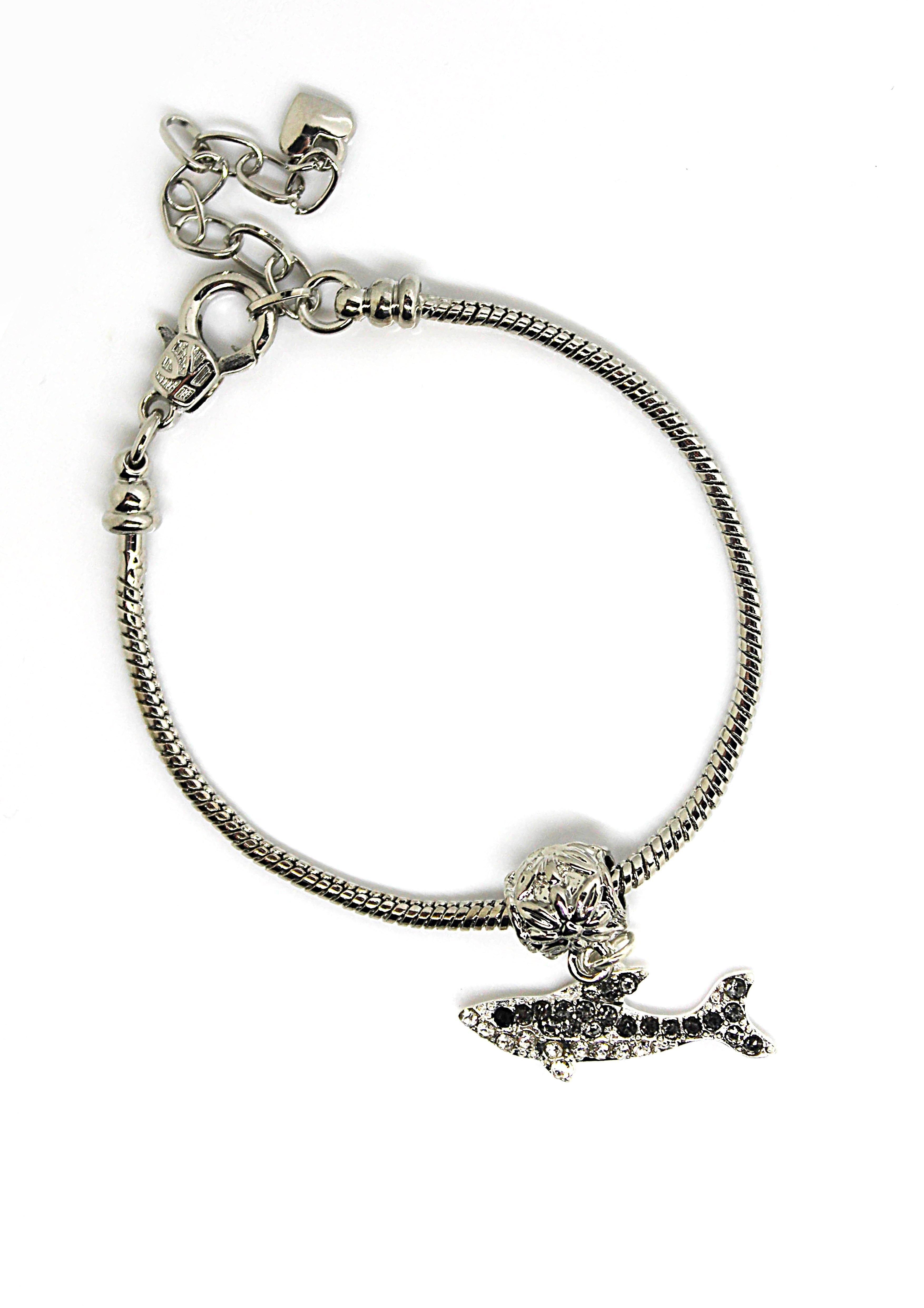 Shark Grey Charm Bracelet - Wildtouch - Wildtouch