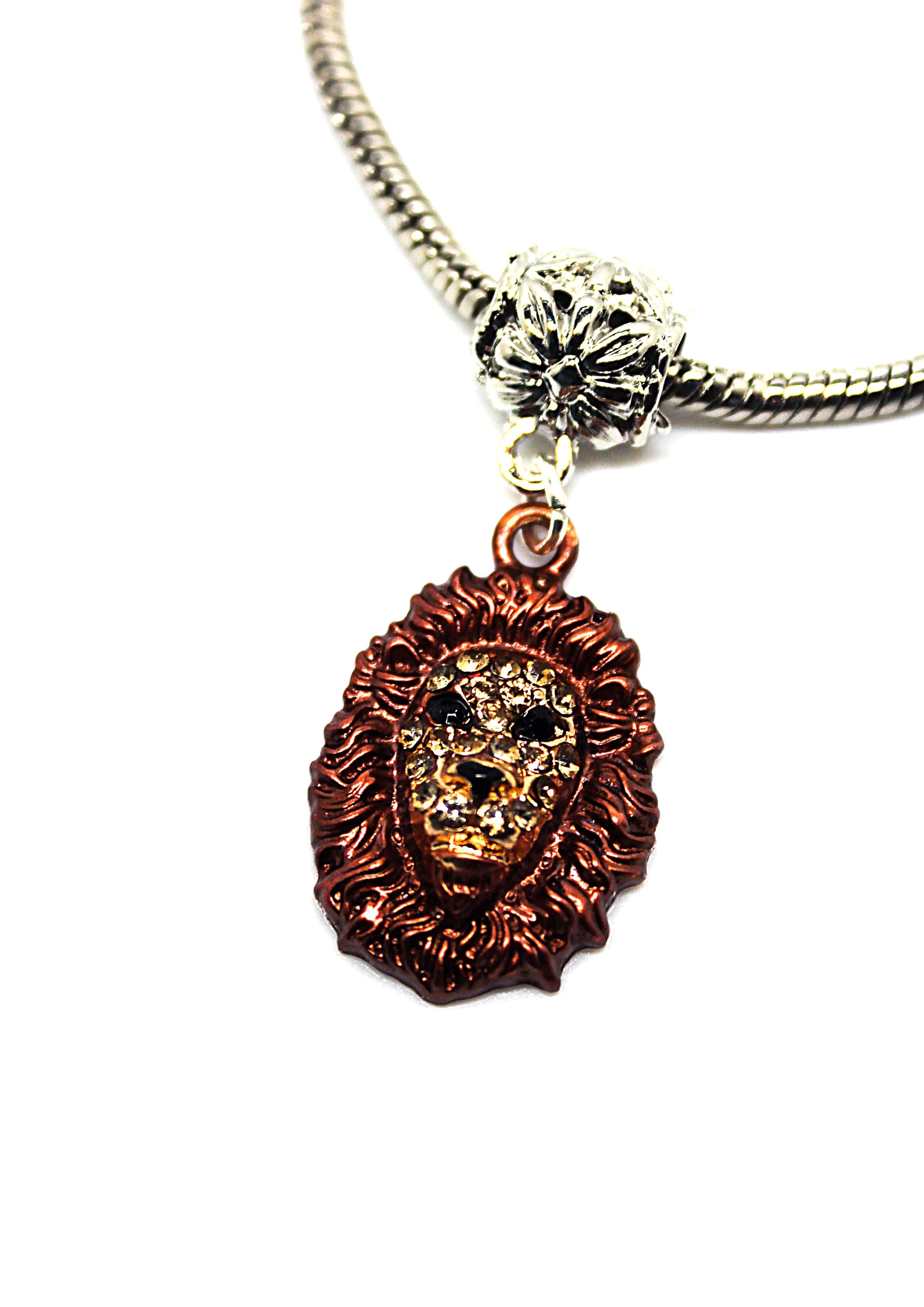 Lion Face Charm Bracelet - Wildtouch - Wildtouch