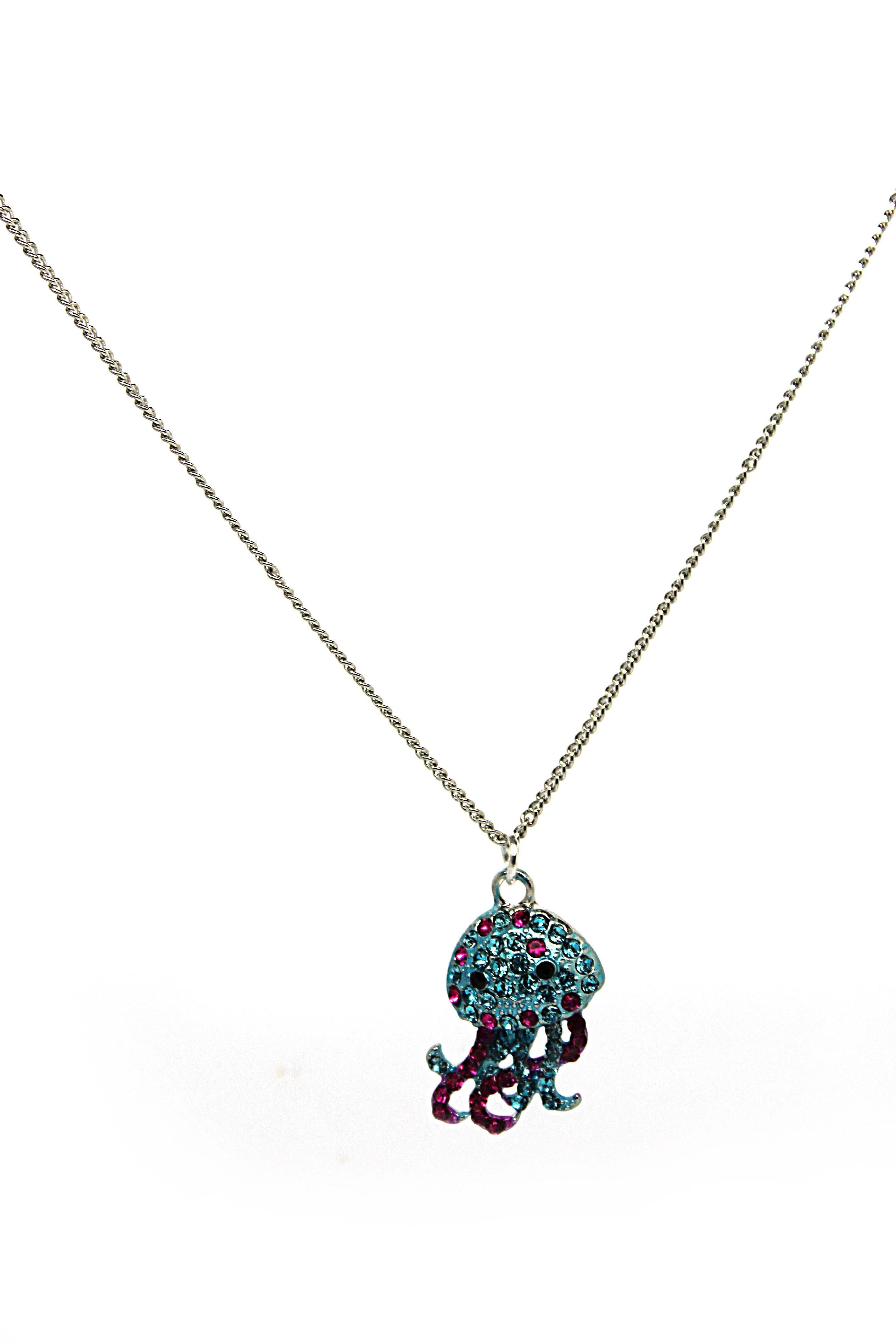 Jelly Fish Blue Necklace - Wildtouch - Wildtouch