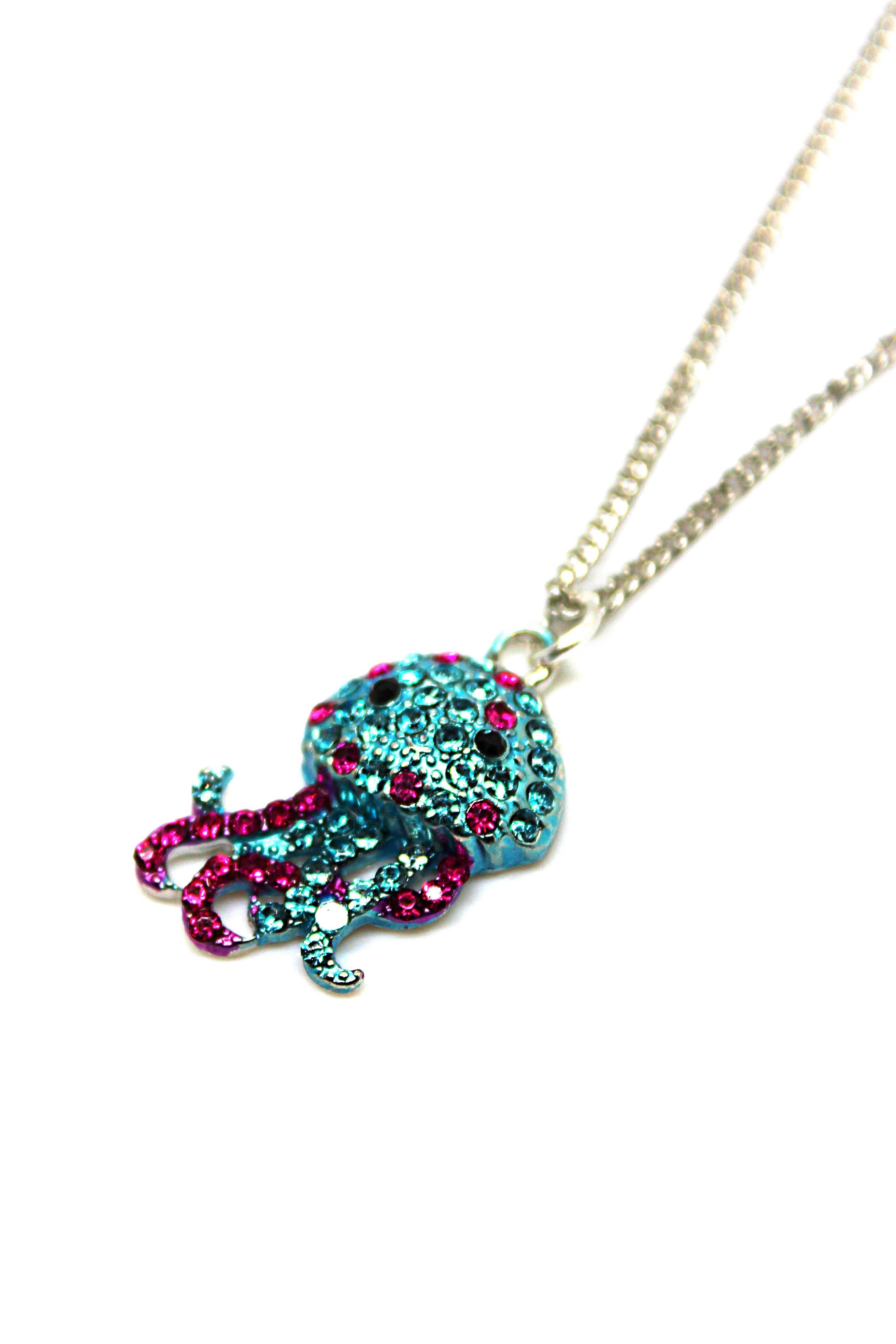 Jelly Fish Blue Necklace - Wildtouch - Wildtouch