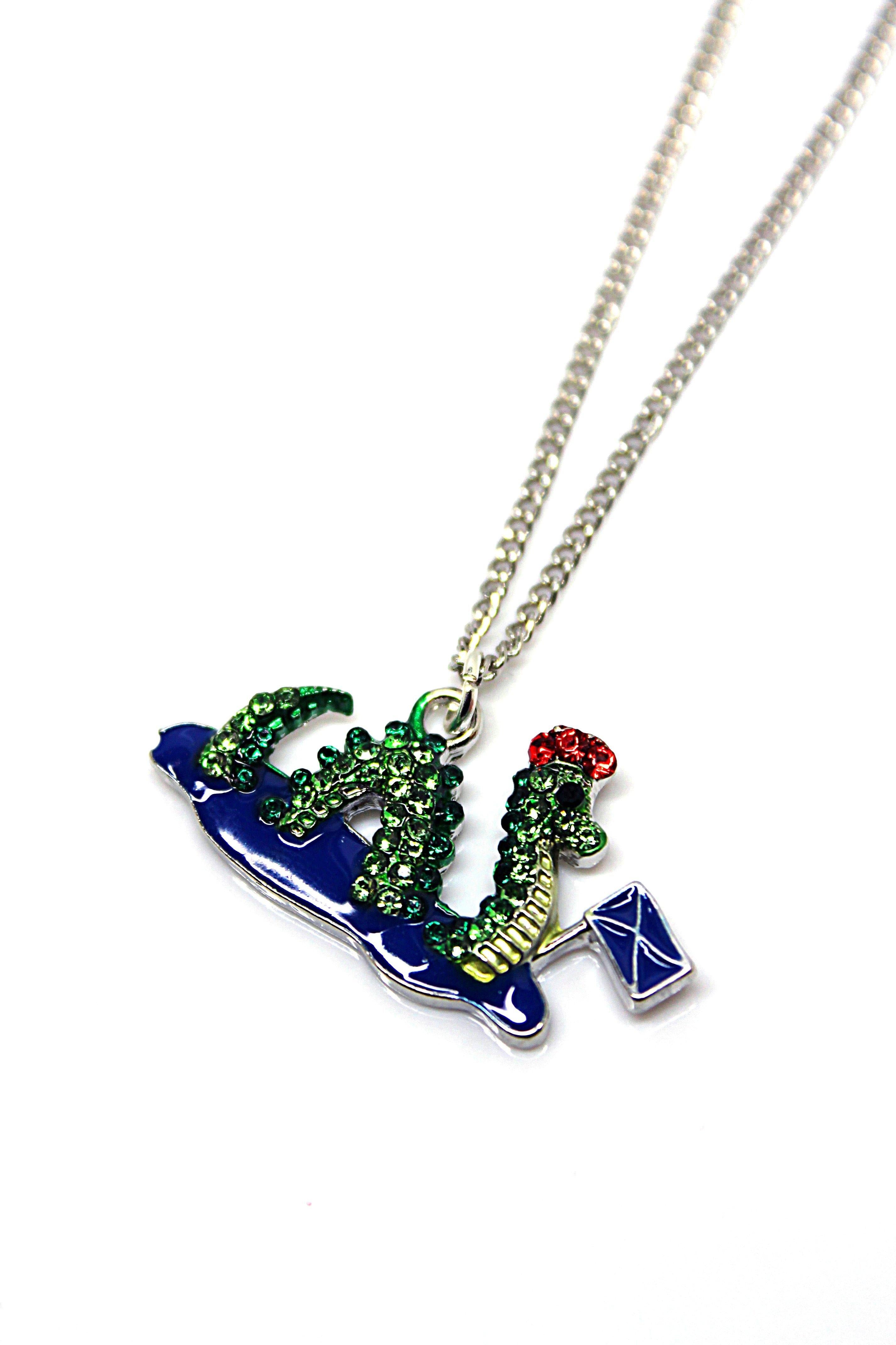 Nessie & Flag Necklace - Wildtouch - Wildtouch