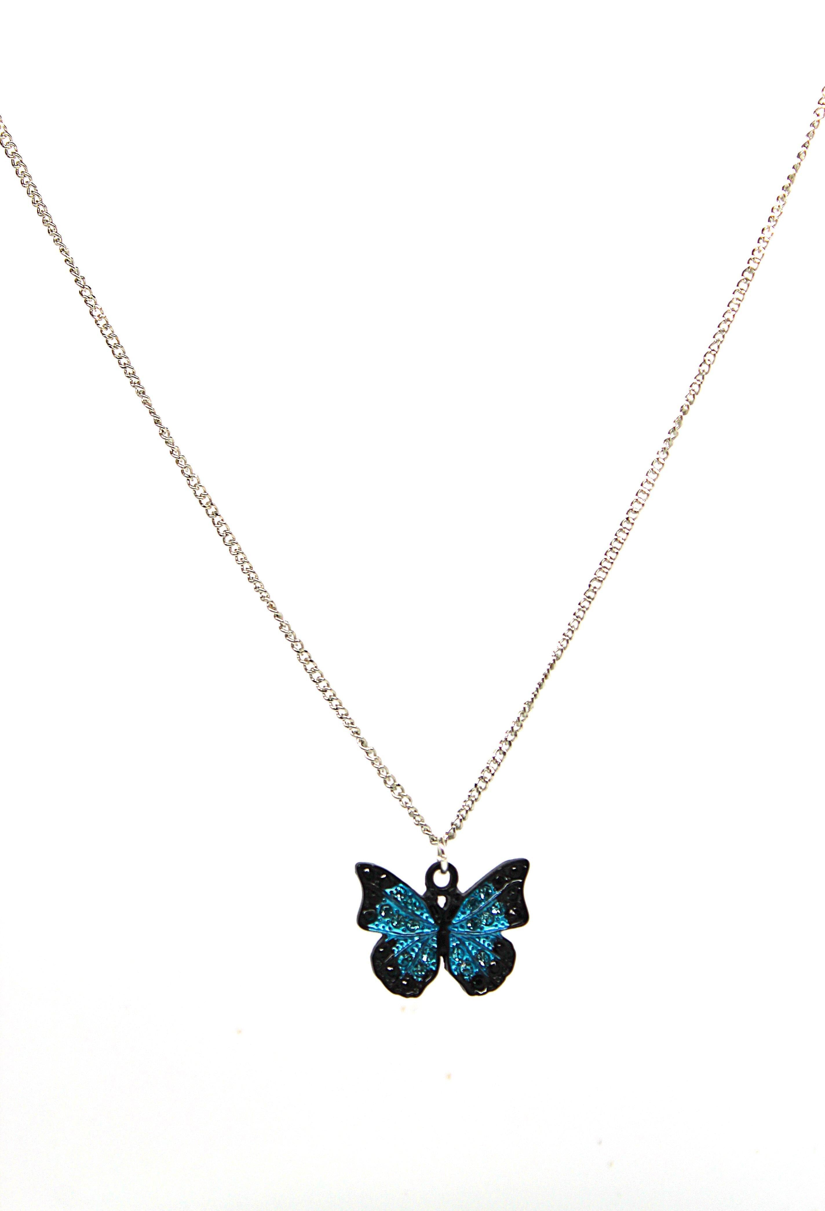 Butterfly Blue Necklace - Wildtouch - Wildtouch
