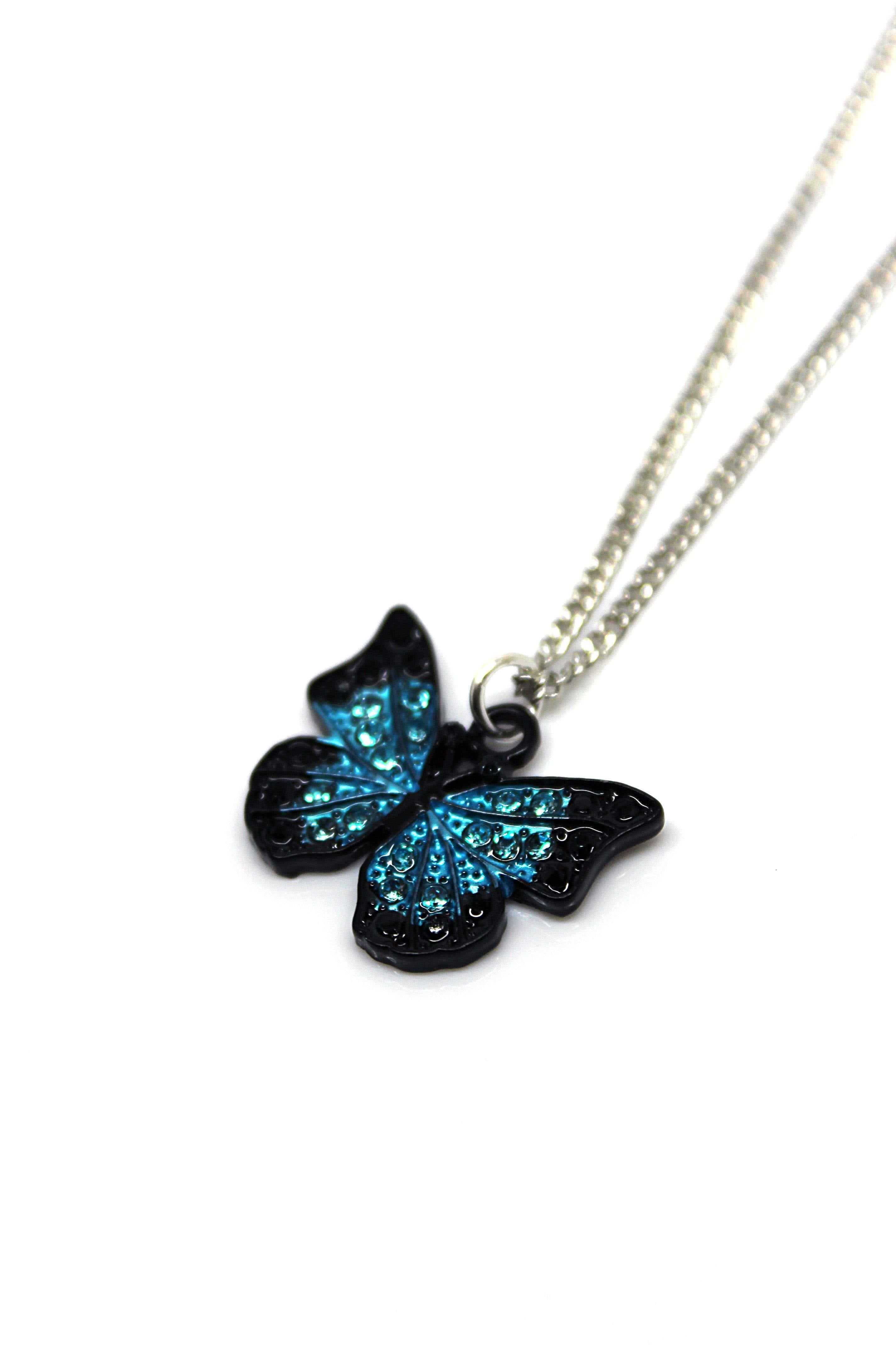 Butterfly Blue Necklace - Wildtouch - Wildtouch