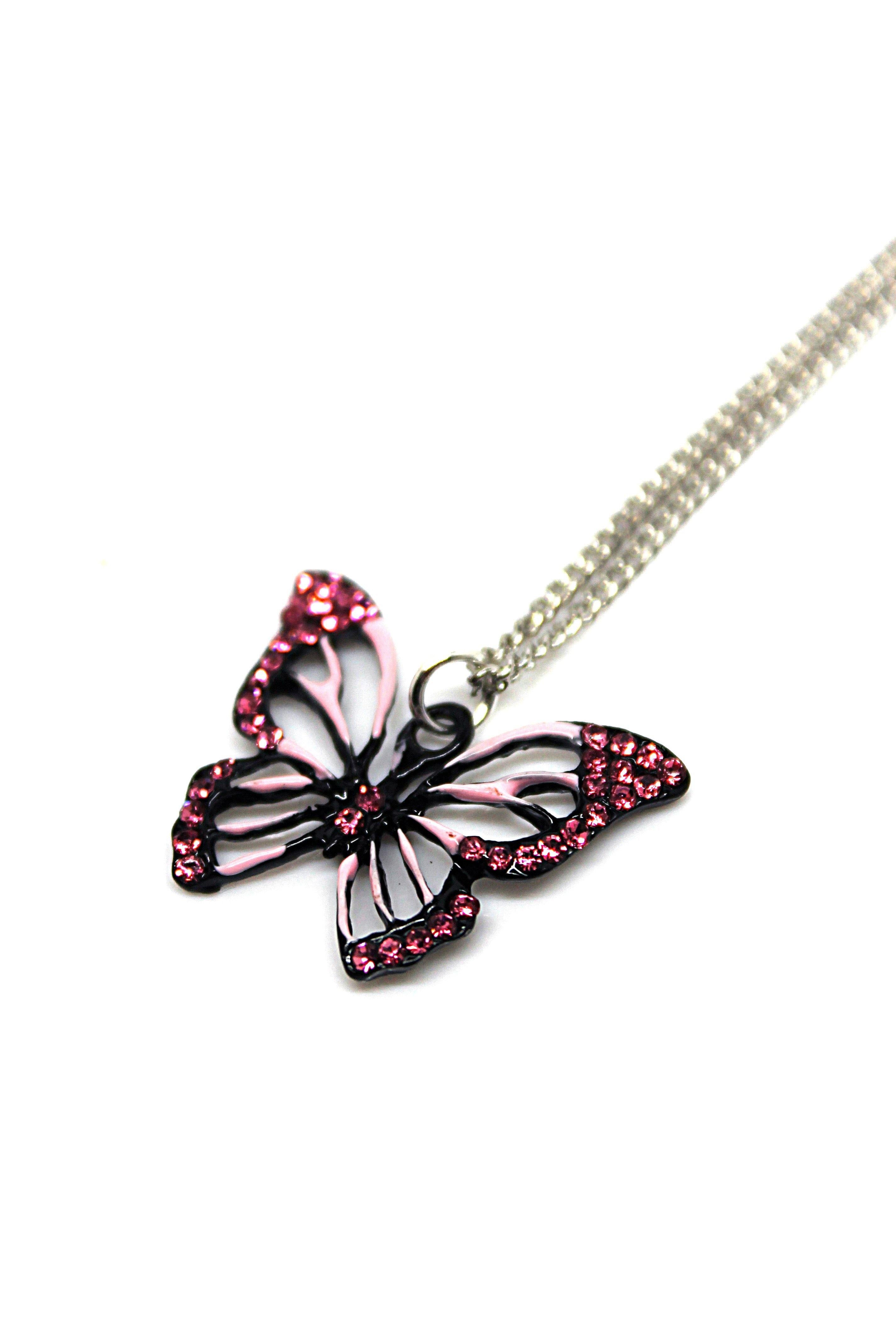 Butterfly Pink Necklace - Wildtouch - Wildtouch