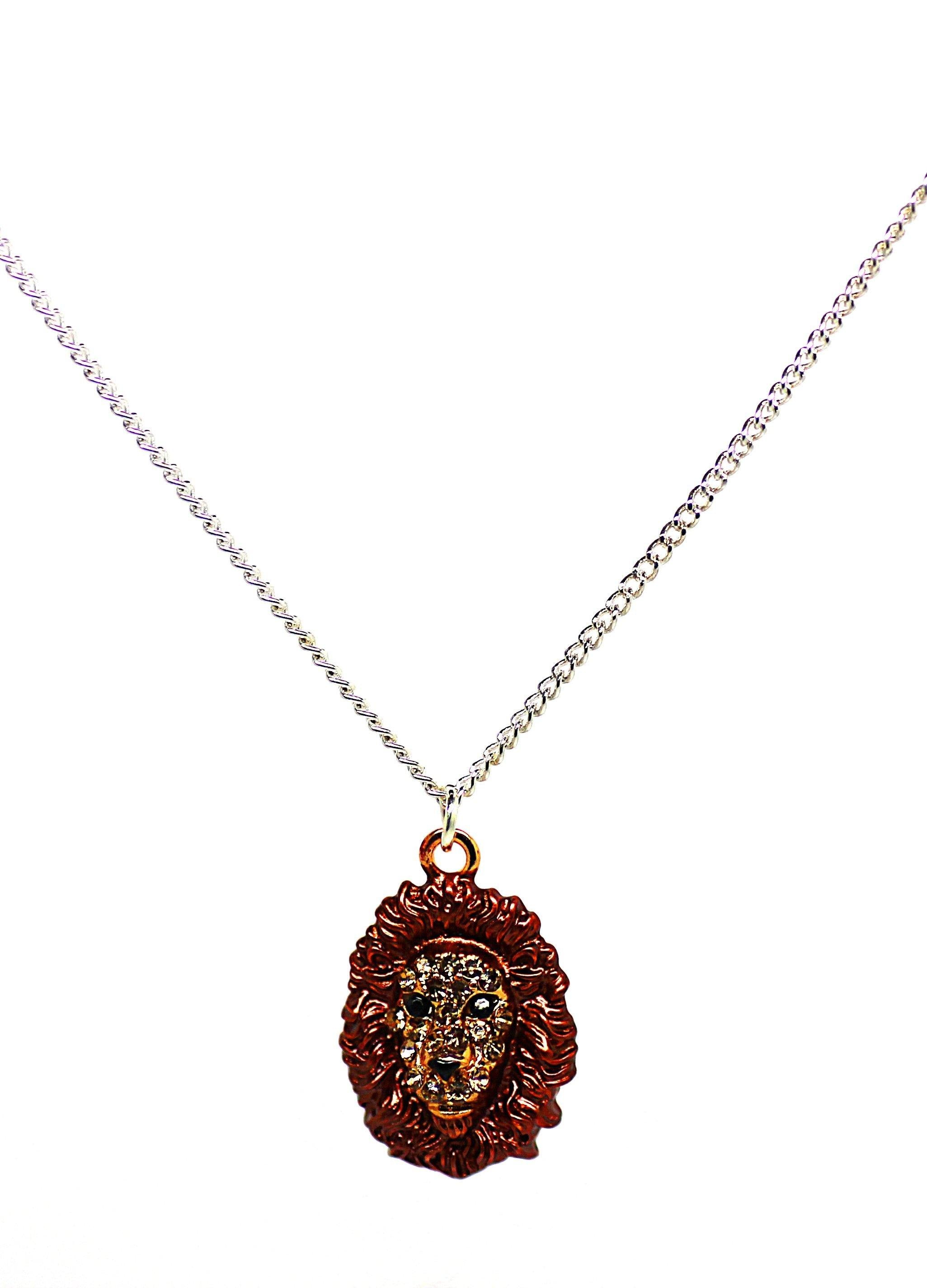 Lion Face Necklace - Wildtouch - Wildtouch