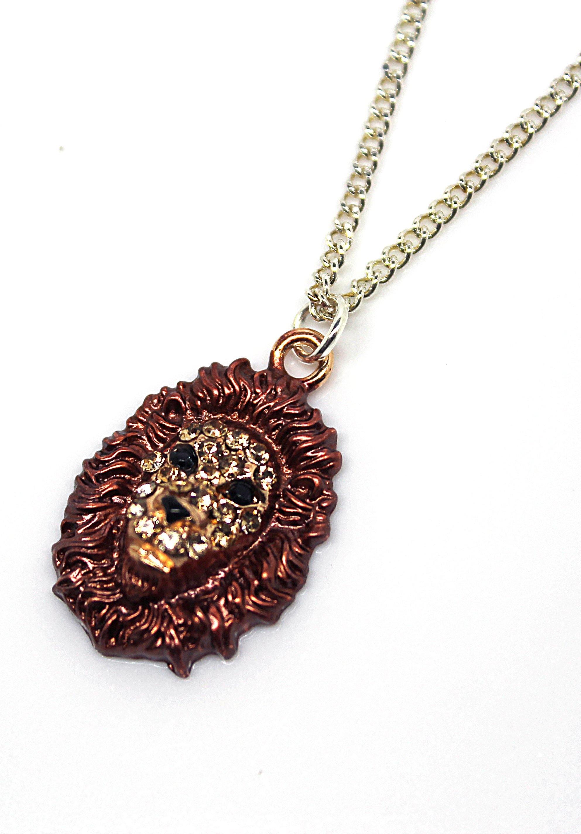 Lion Face Necklace - Wildtouch - Wildtouch