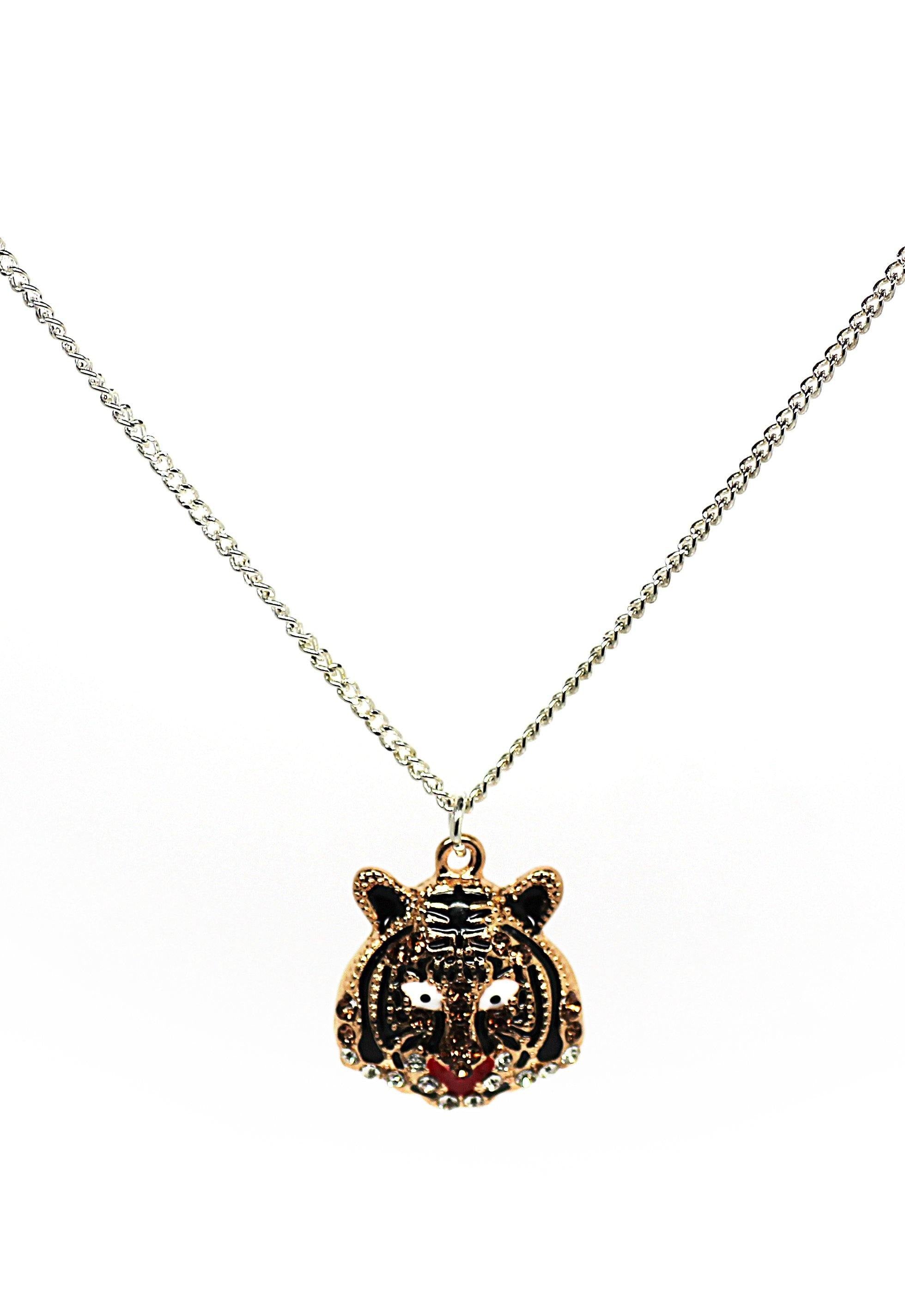Tiger Face Necklace - Wildtouch - Wildtouch