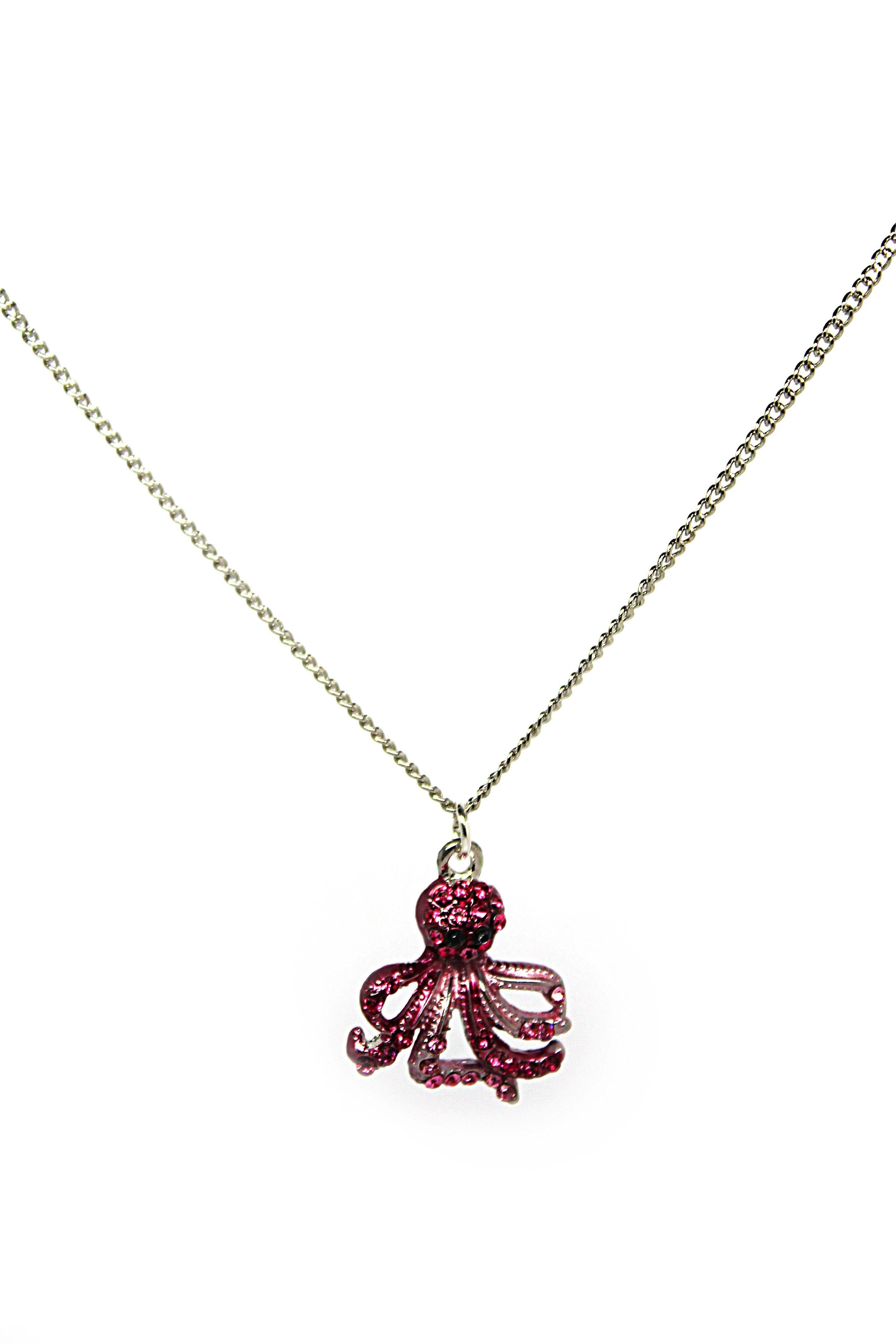 Octopus Pink Necklace - Wildtouch - Wildtouch