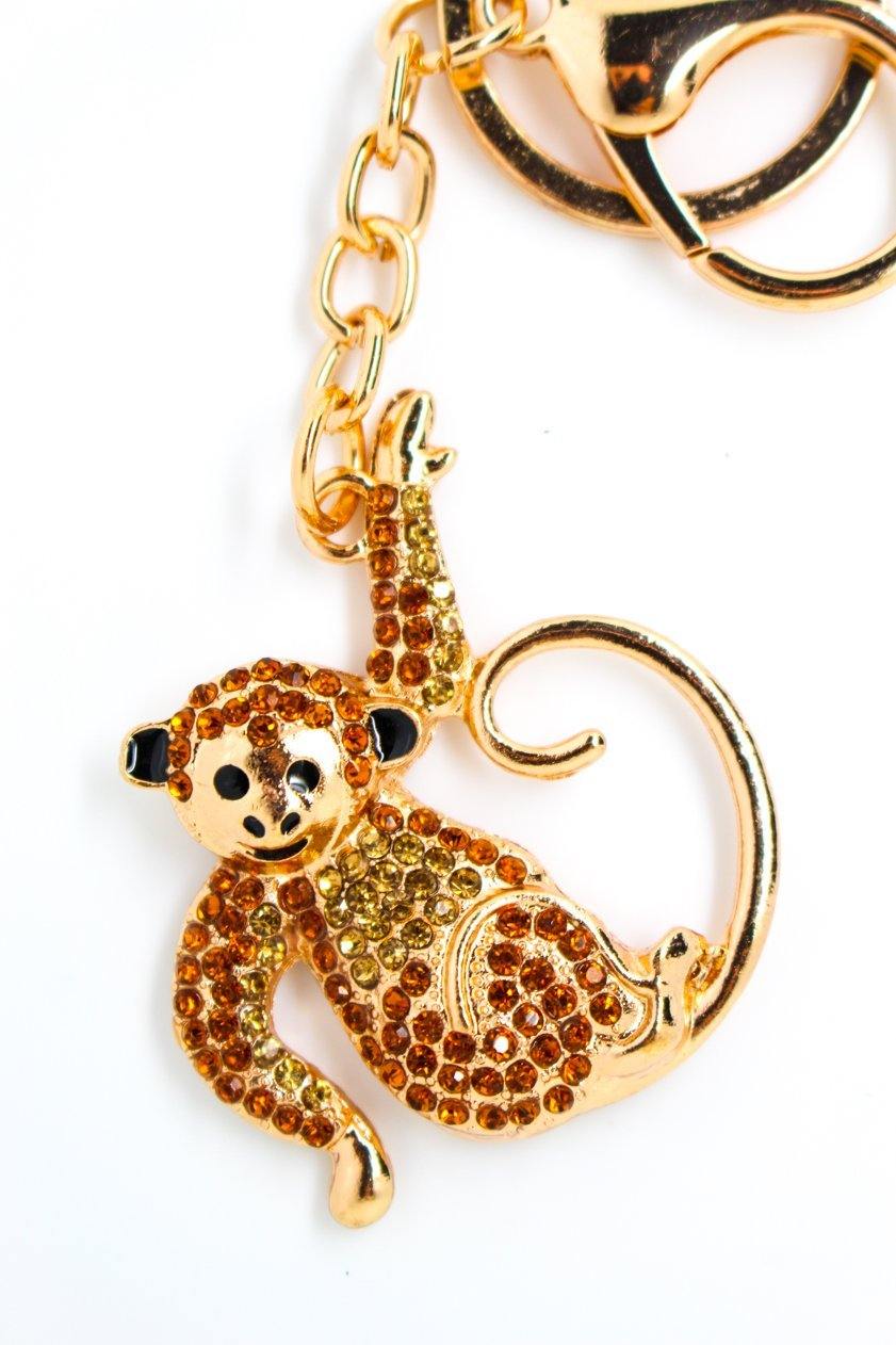 Monkey Keyring Gold - Wildtouch - Wildtouch