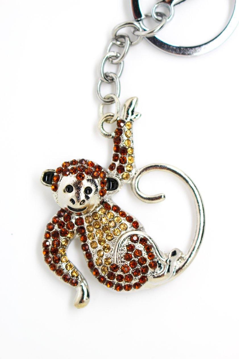 Monkey Keyring Brown - Wildtouch - Wildtouch