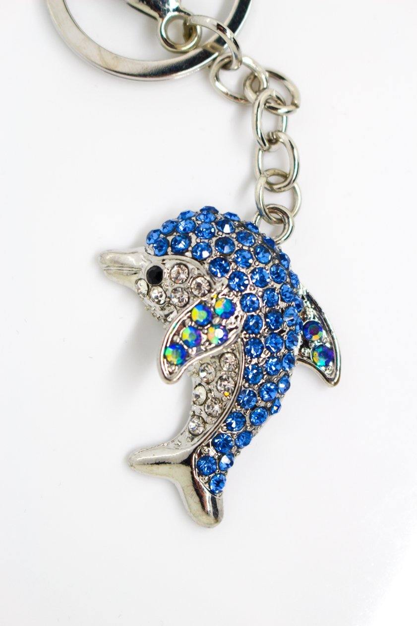Dolphin Keyring Crystal - Wildtouch - Wildtouch