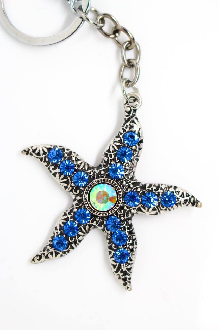 Starfish Keyring Blue - Wildtouch - Wildtouch