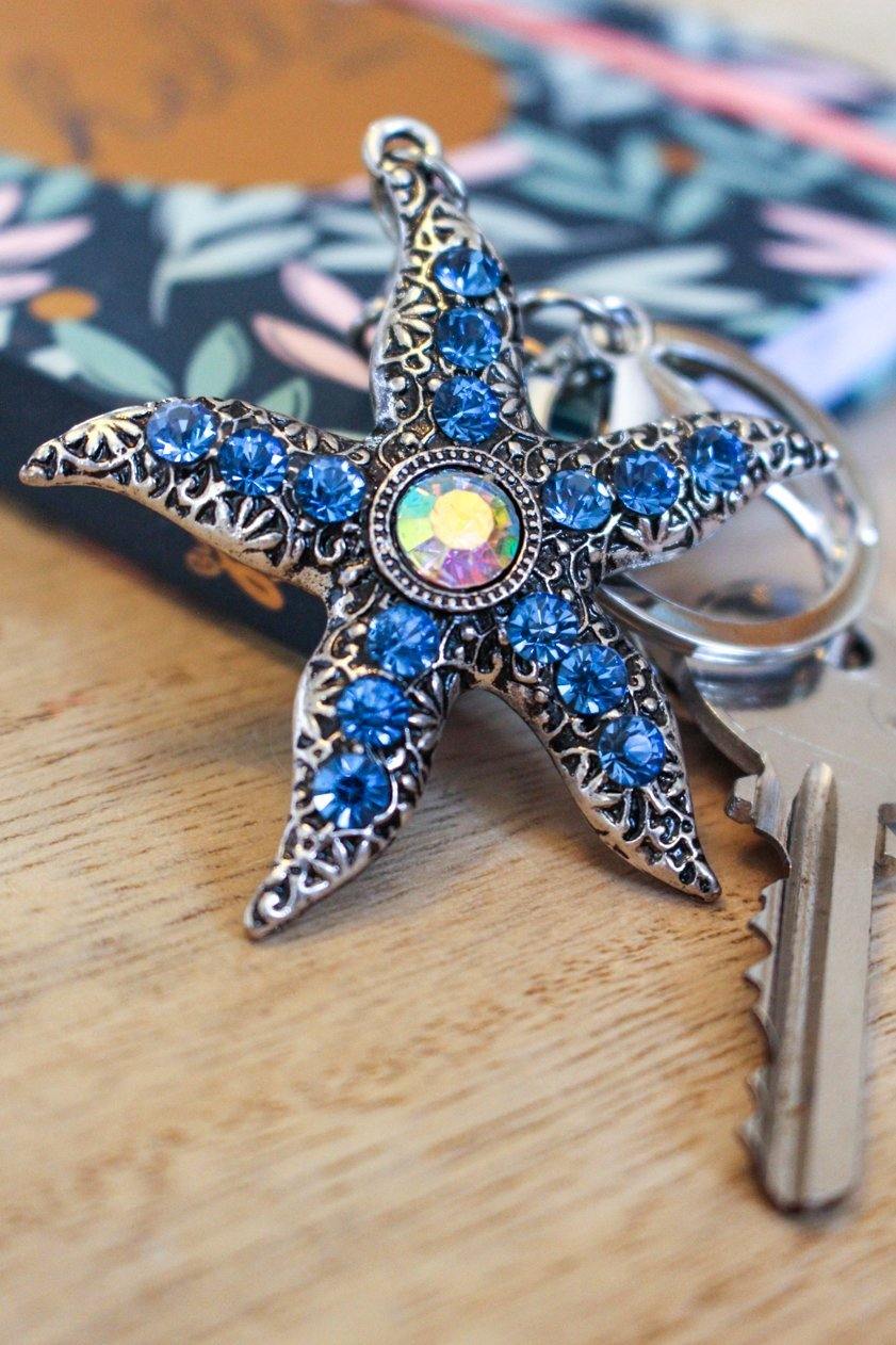 Starfish Keyring Blue - Wildtouch - Wildtouch
