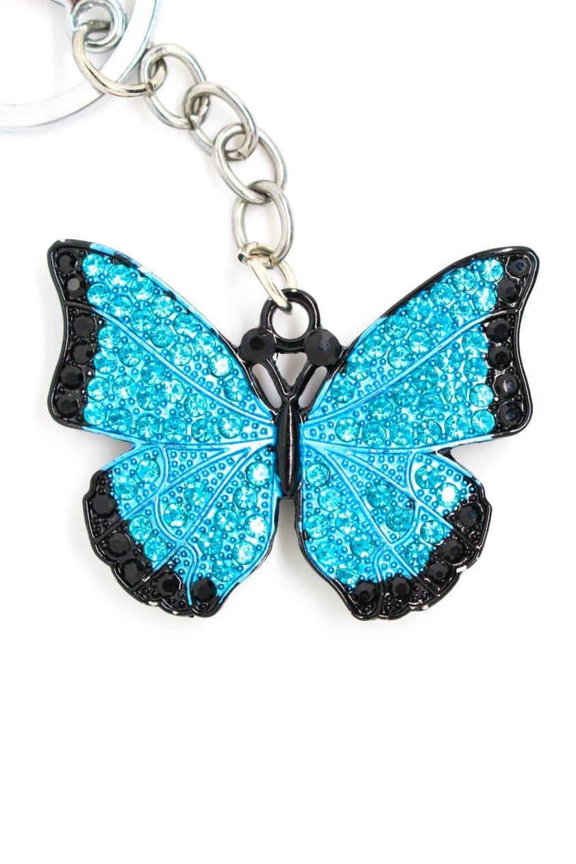 Butterfly Keyring Blue - Wildtouch - Wildtouch