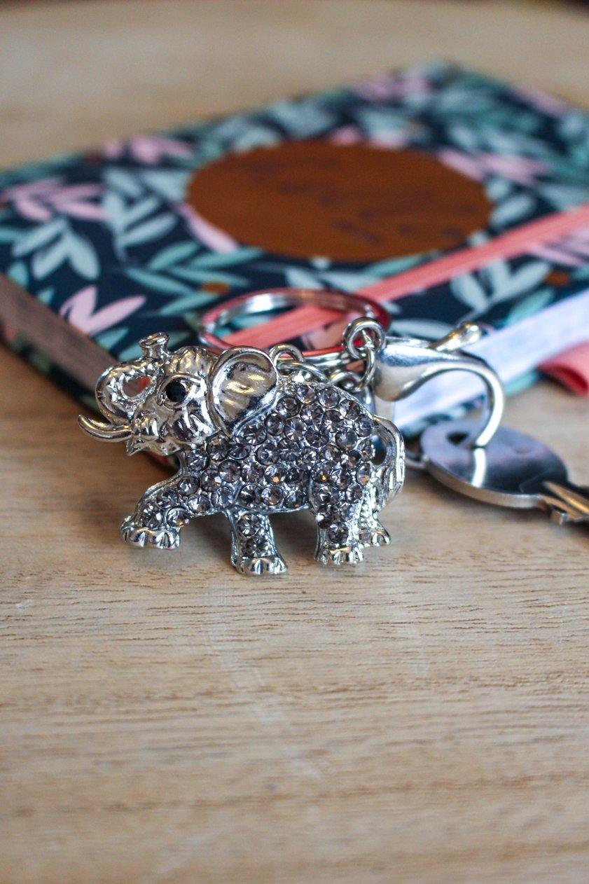 Elephant Keyring Grey - Wildtouch - Wildtouch