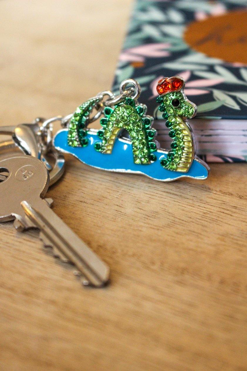 Nessie in Hat Keyring - Wildtouch - Wildtouch