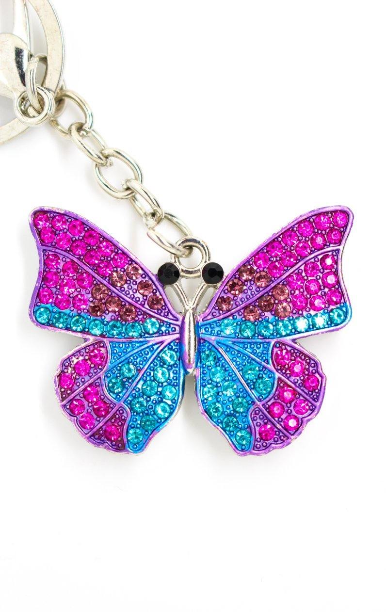 Butterfly Keyring Pink - Wildtouch - Wildtouch