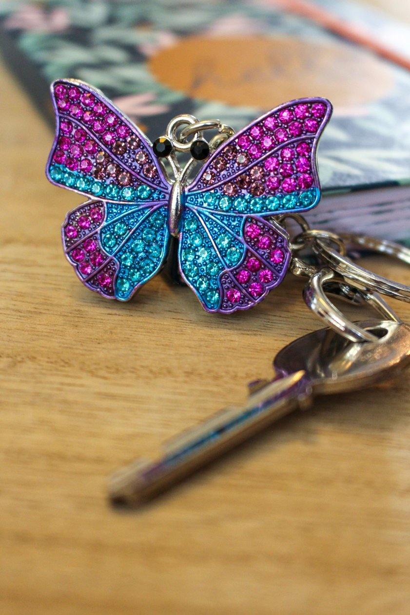 Butterfly Keyring Pink - Wildtouch - Wildtouch