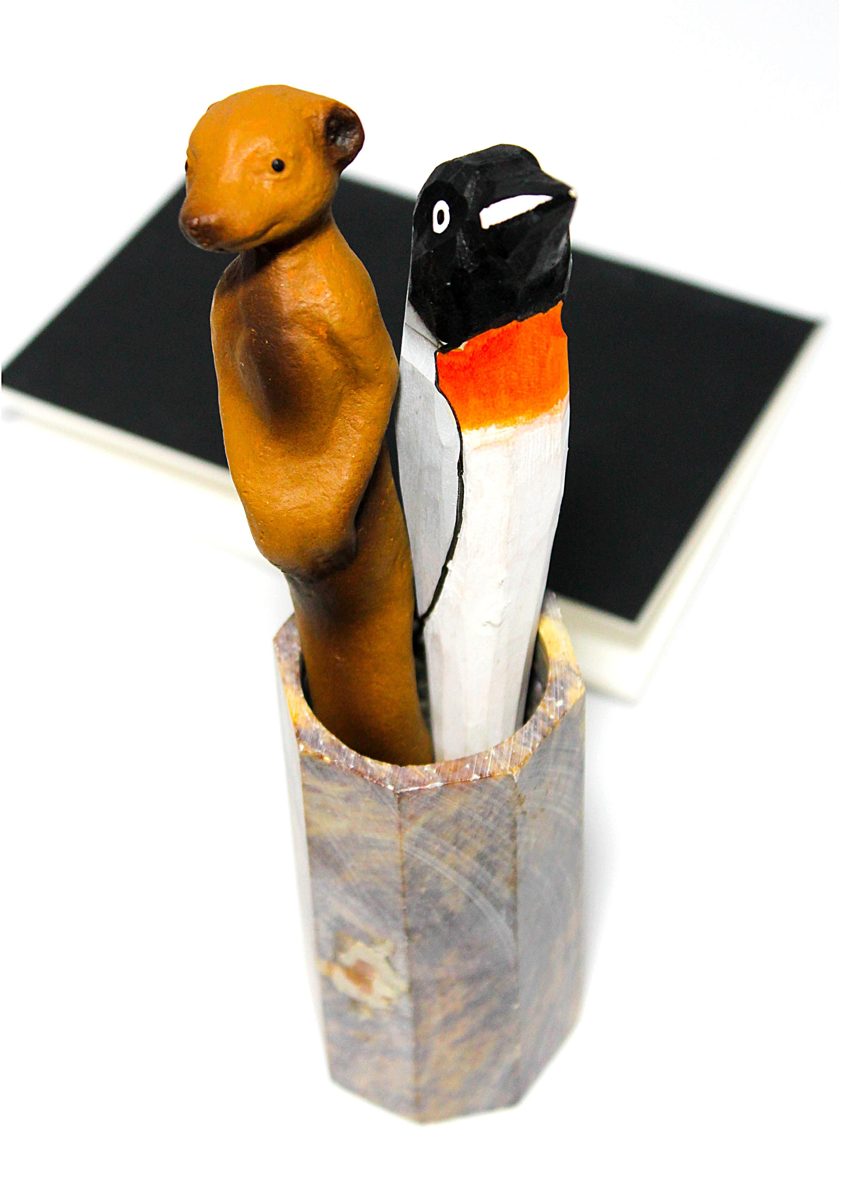 Penguin Wooden Pen - Wildtouch - Wildtouch