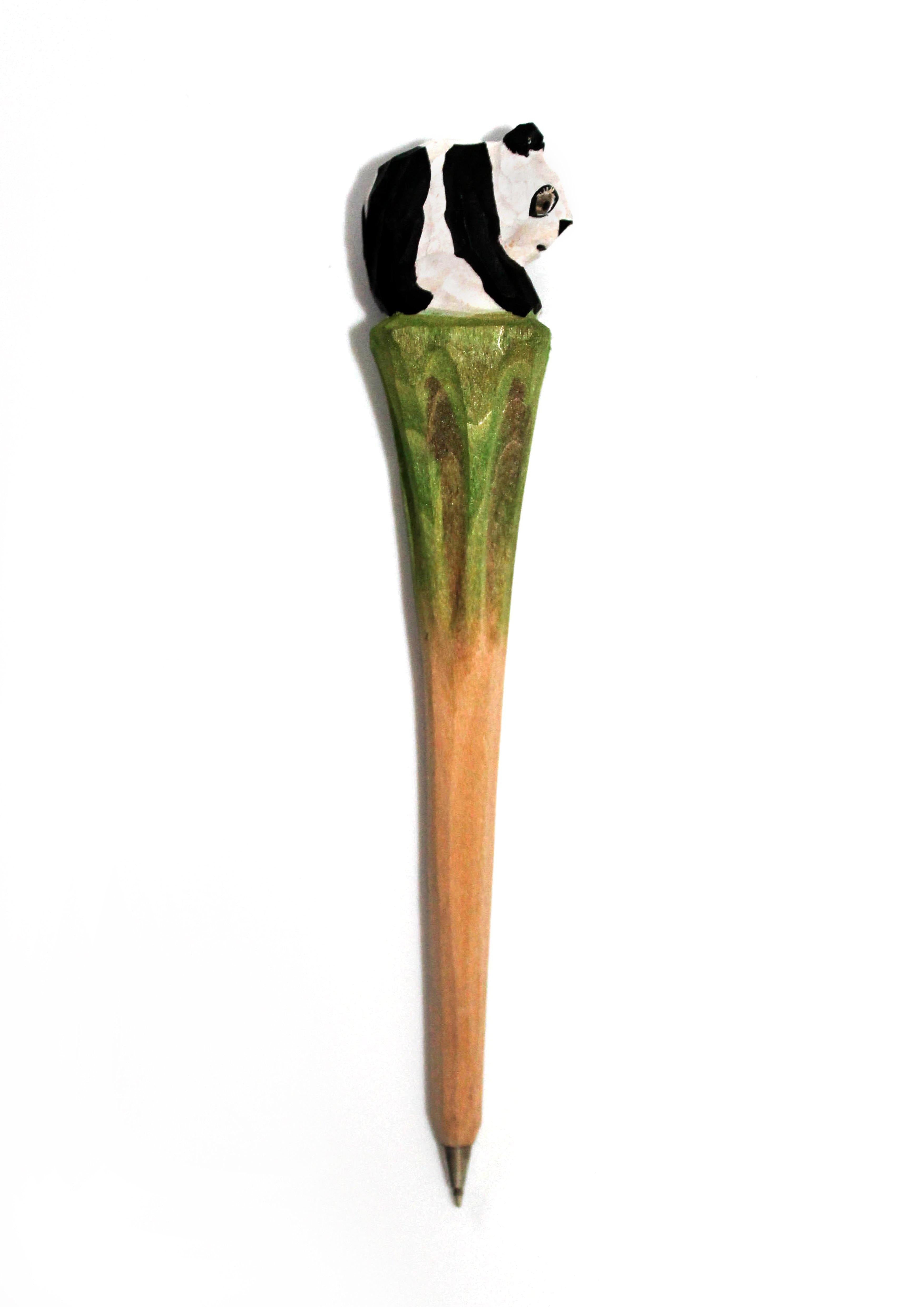 Panda Sitting Wooden Pen - Wildtouch - Wildtouch