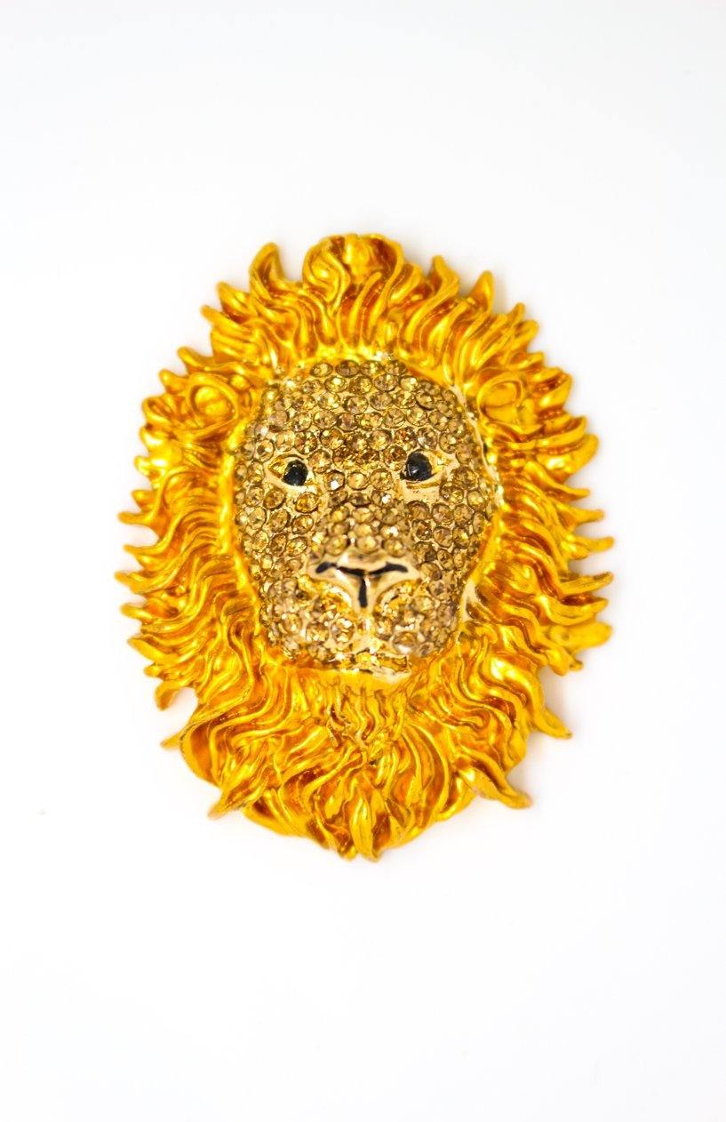 Lion Head Magnet Gold - Wildtouch - Wildtouch