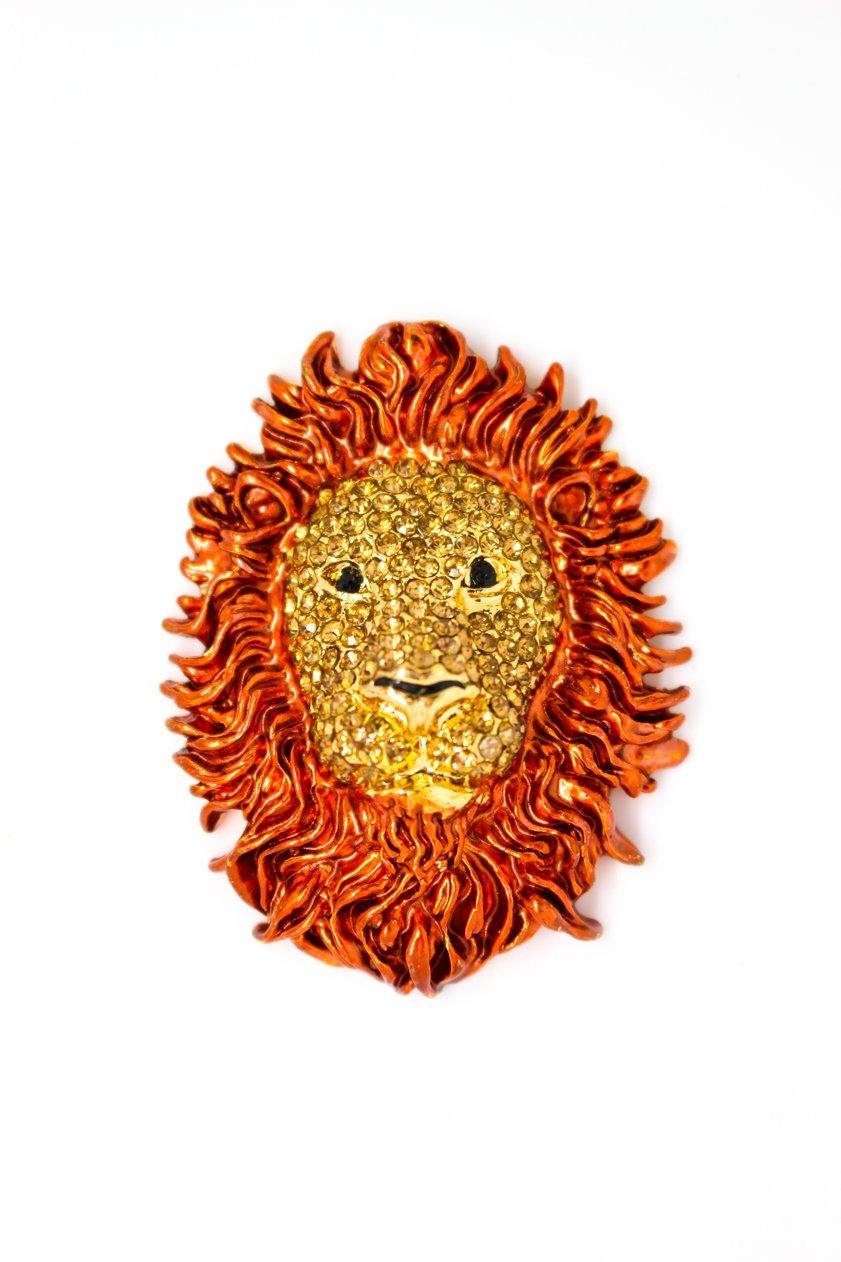 Lion Head Magnet Brown - Wildtouch - Wildtouch