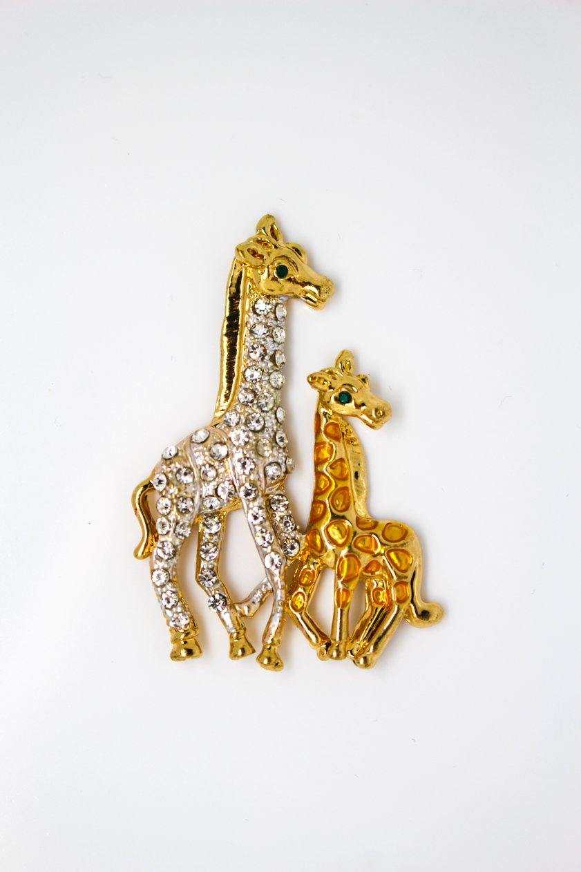 Giraffe Mom & Baby Magnet - Wildtouch - Wildtouch