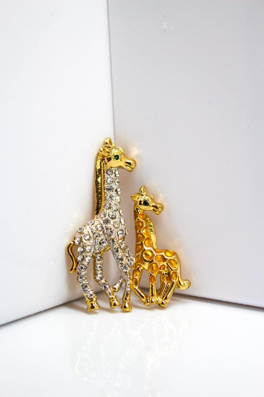 Giraffe Mom & Baby Magnet - Wildtouch - Wildtouch